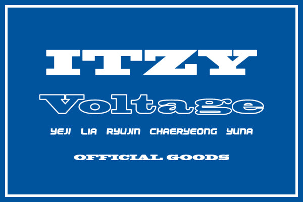 ITZY JAPAN 1st Single『Voltage』リリース記念グッズ – JYP JAPAN