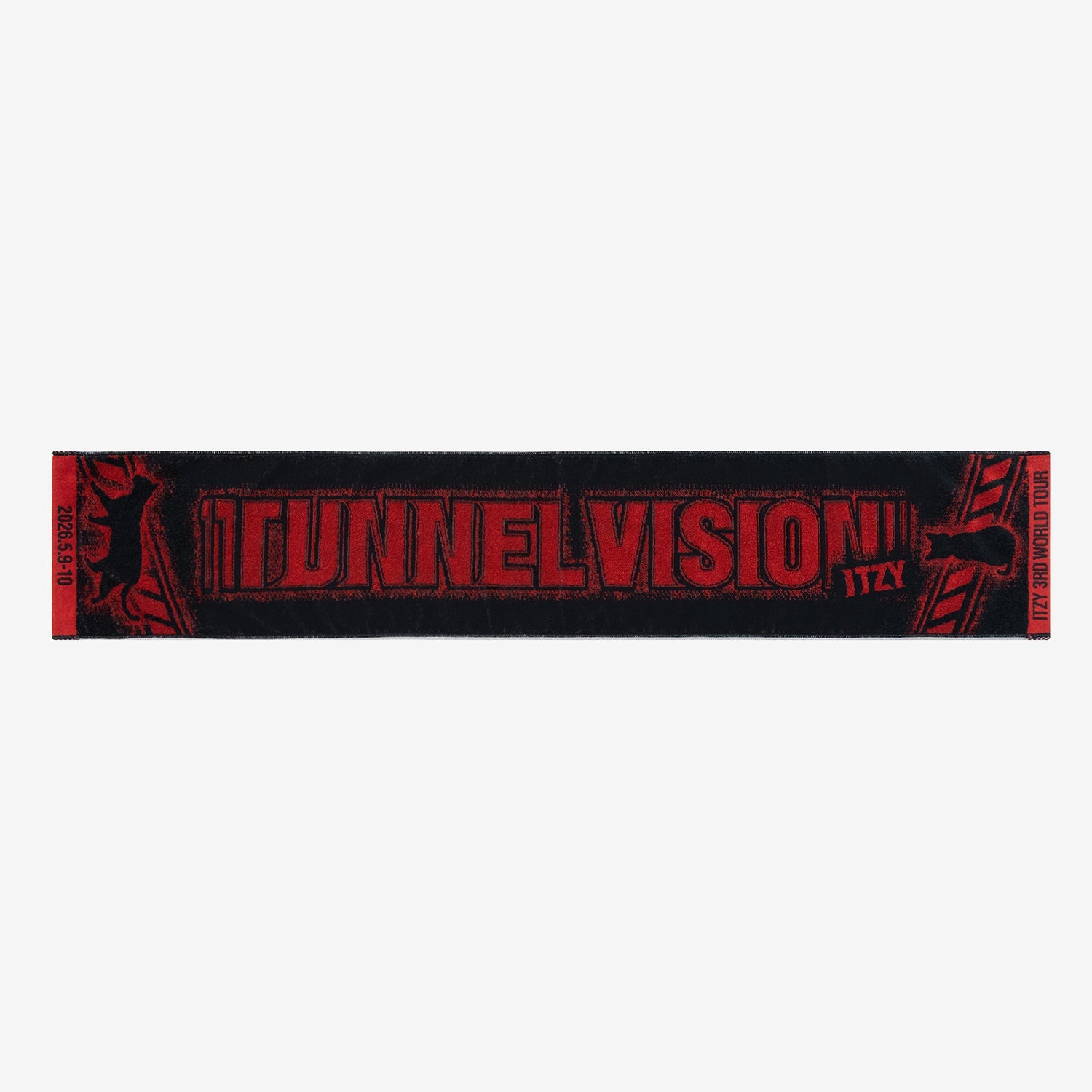 ITZY ワールドツアーグッズ マフラータオル 2枚セット MUFFLER TOWEL / ITZY『TUNNEL VISION』 – JYP JAPAN ONLINE STORE