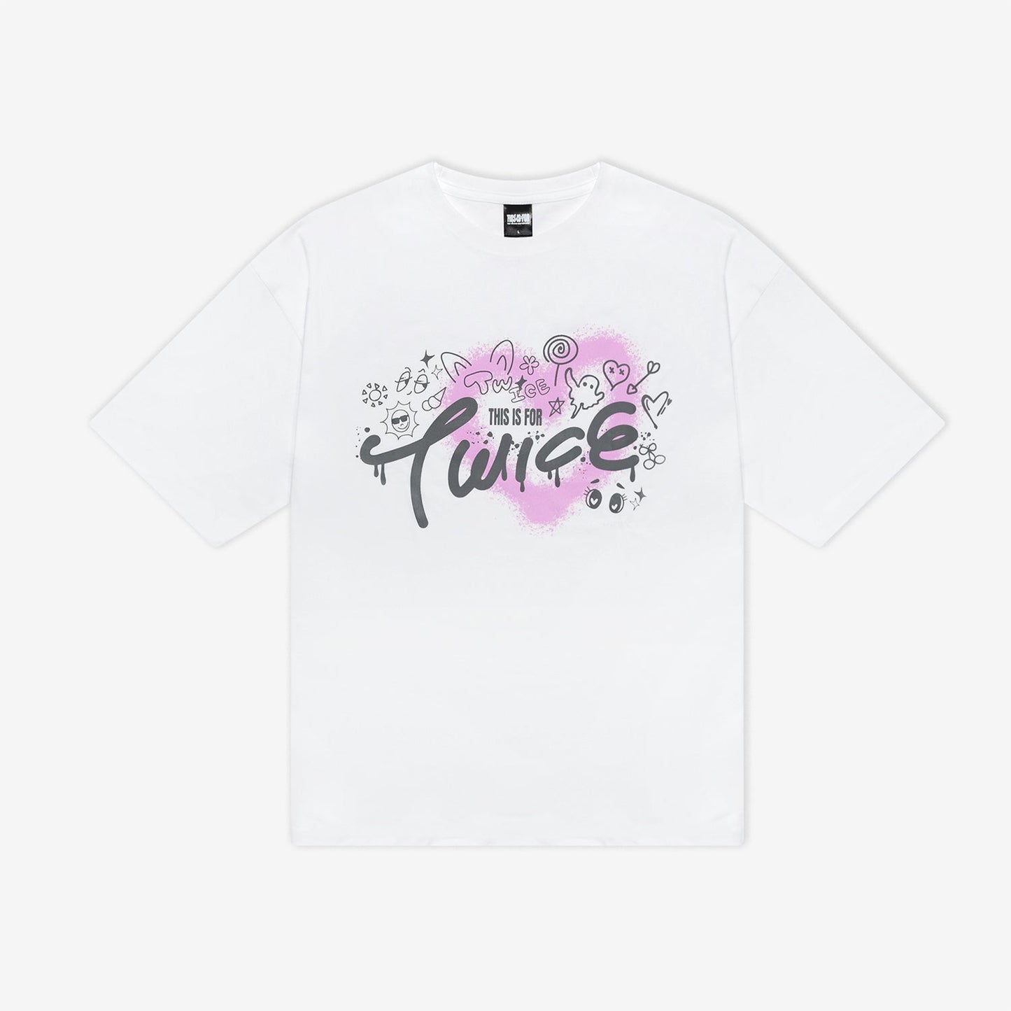 T-SHIRT【L】/ WHITE - Designed by TWICE / TWICE『THIS IS FOR』