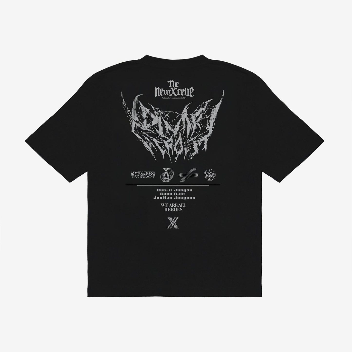 T-SHIRT【BLACK】/ Xdinary Heroes『Japan Special Live <The New Xcene>』