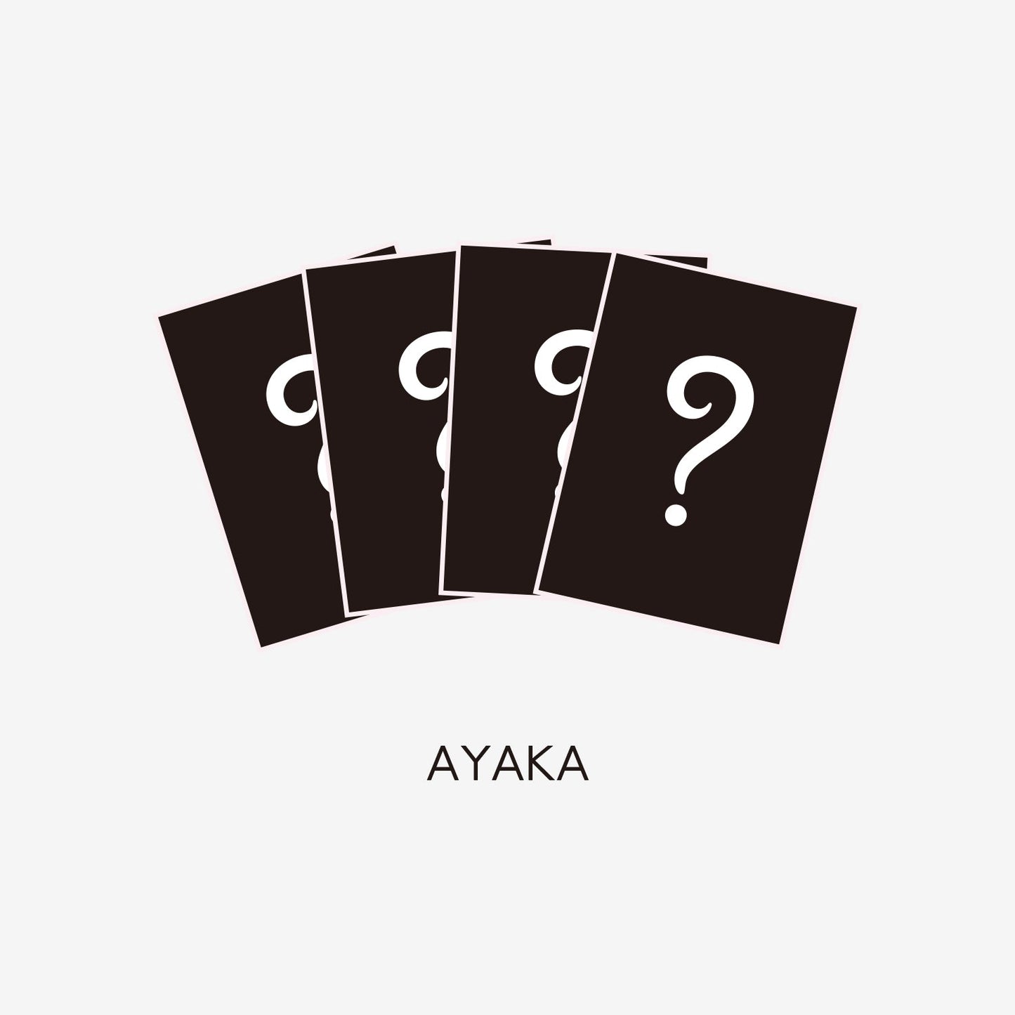 LIVE PHOTO TRADING CARD(4PIECES)- AYAKA / NiziU『Live with U 2026 “NEW EvoNUtion”』