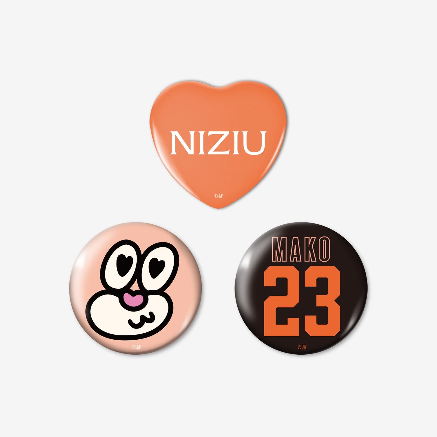 BADGE SET(3PIECES)- MAKO / NiziU『Live with U 2026 “NEW EvoNUtion”』