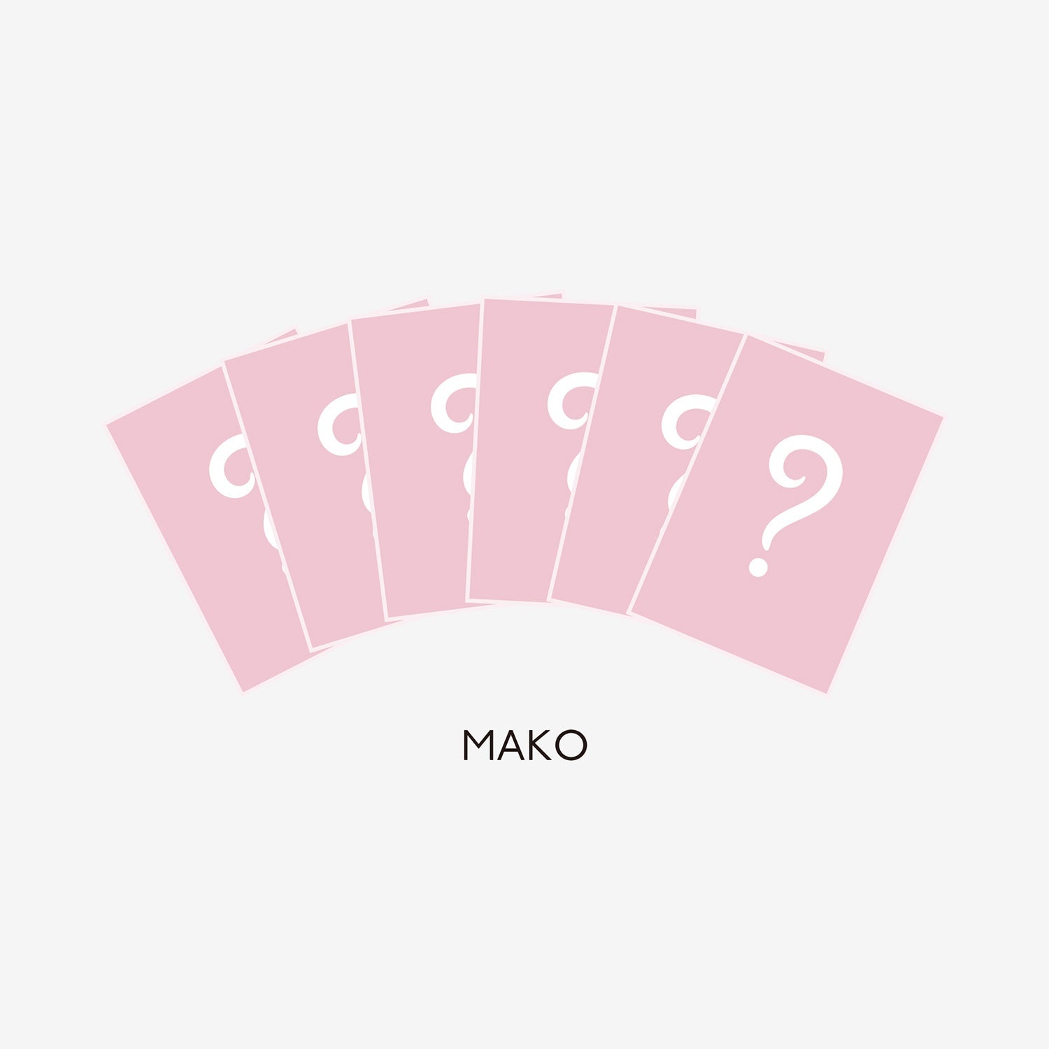 LIVE PHOTO TRADING CARD（6PIECES）- MAKO / NiziU『Live with U 2025