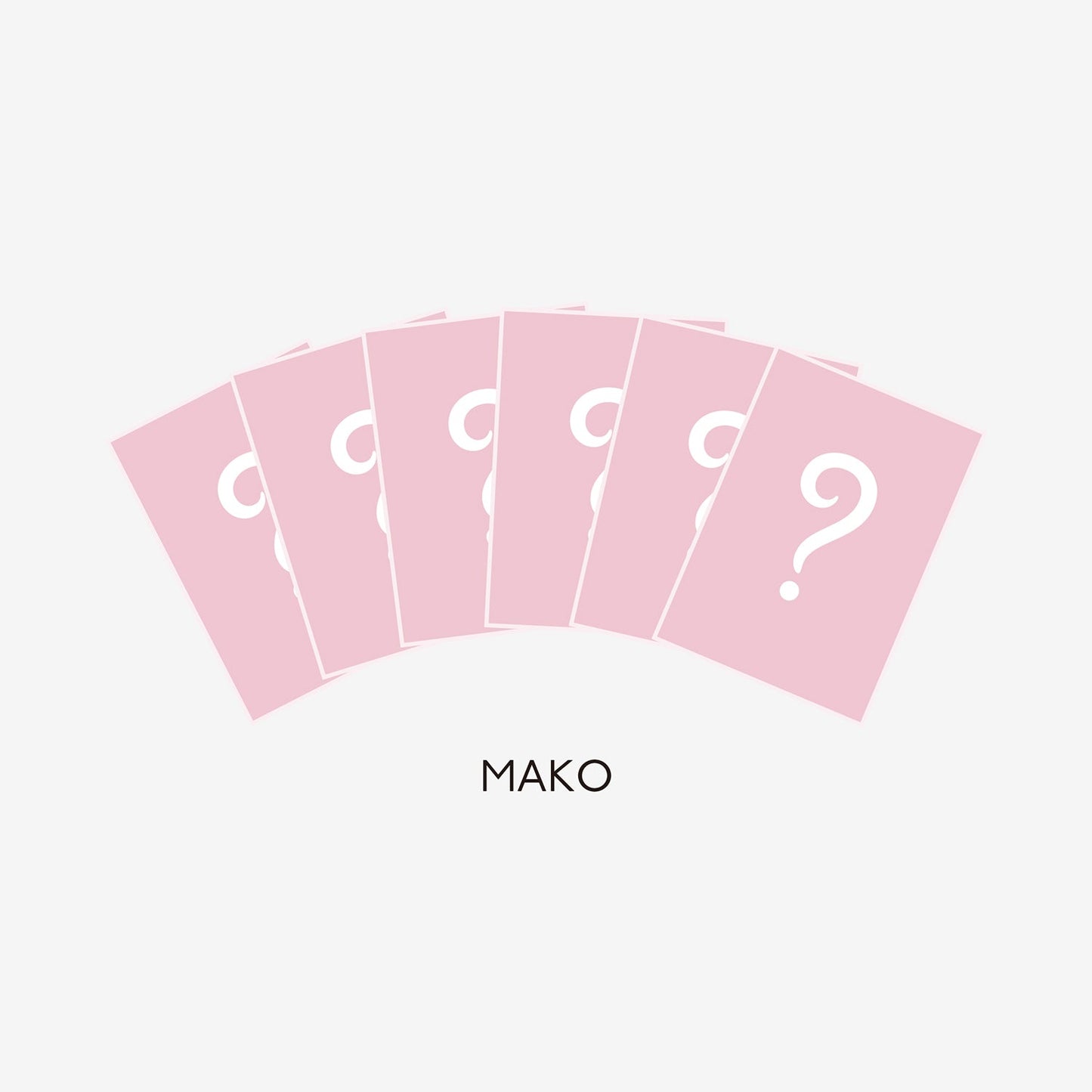 LIVE PHOTO TRADING CARD(6PIECES)- MAKO / NiziU『Live with U 2025 "NEW EMOTION : Face To Face"』