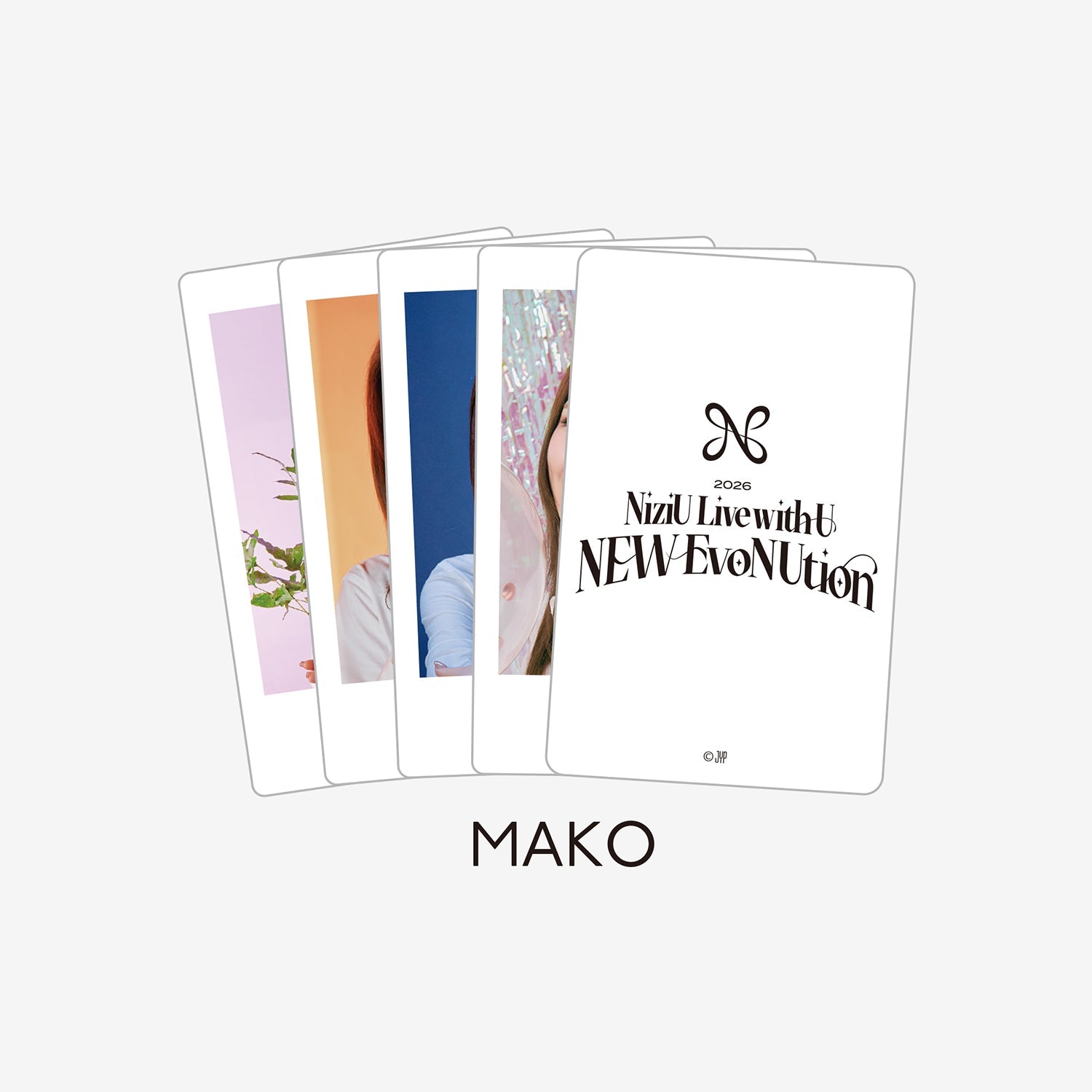 PHOTO CARD SET（4PIECES）- MAKO / NiziU『Live with U 2026 “NEW