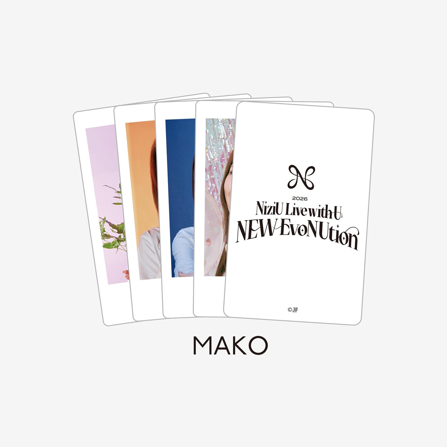 PHOTO CARD SET(4PIECES)- MAKO / NiziU『Live with U 2026 “NEW EvoNUtion”』