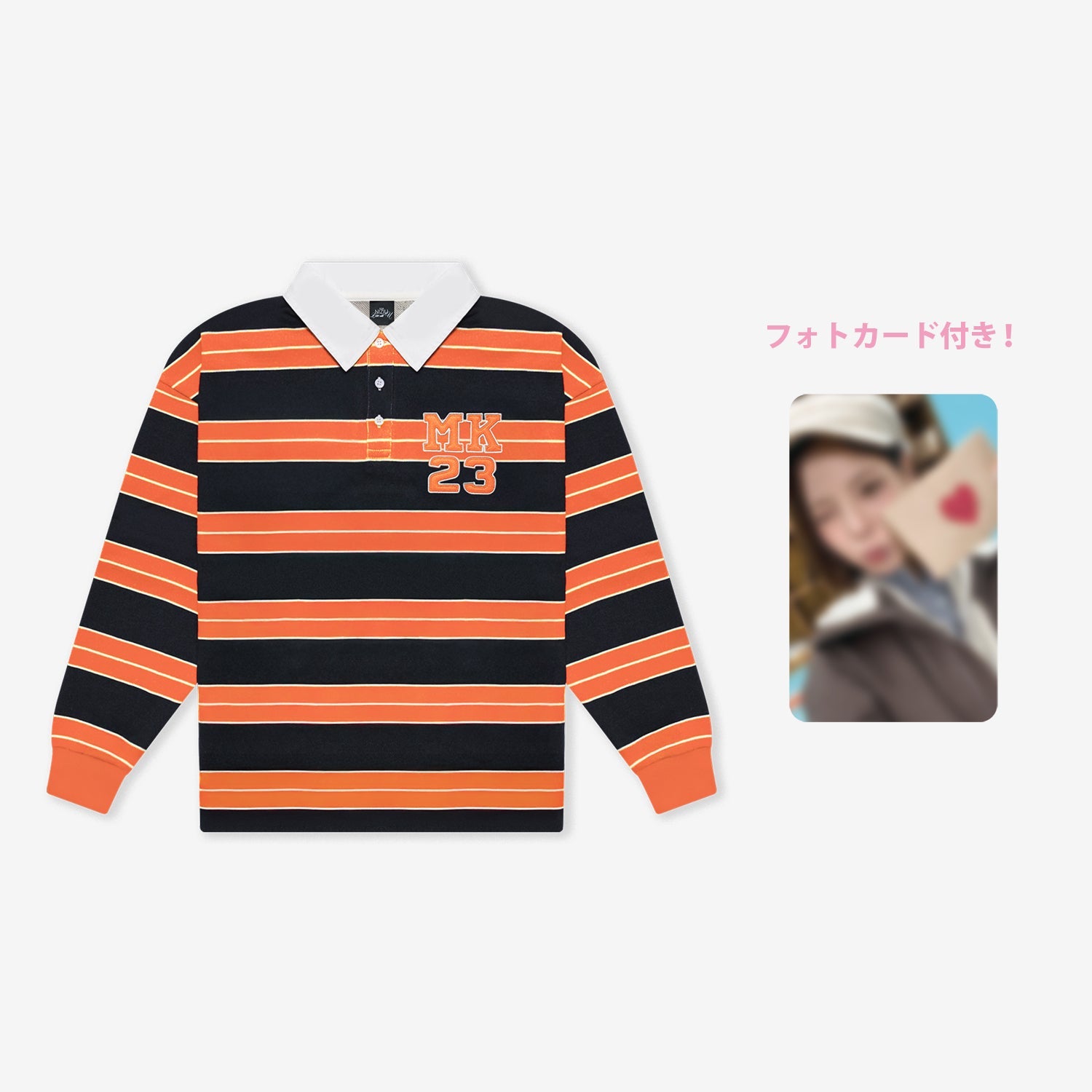HORIZONTALLY-STRIPED SHIRT - MAKO【M】/ NiziU『Live with U