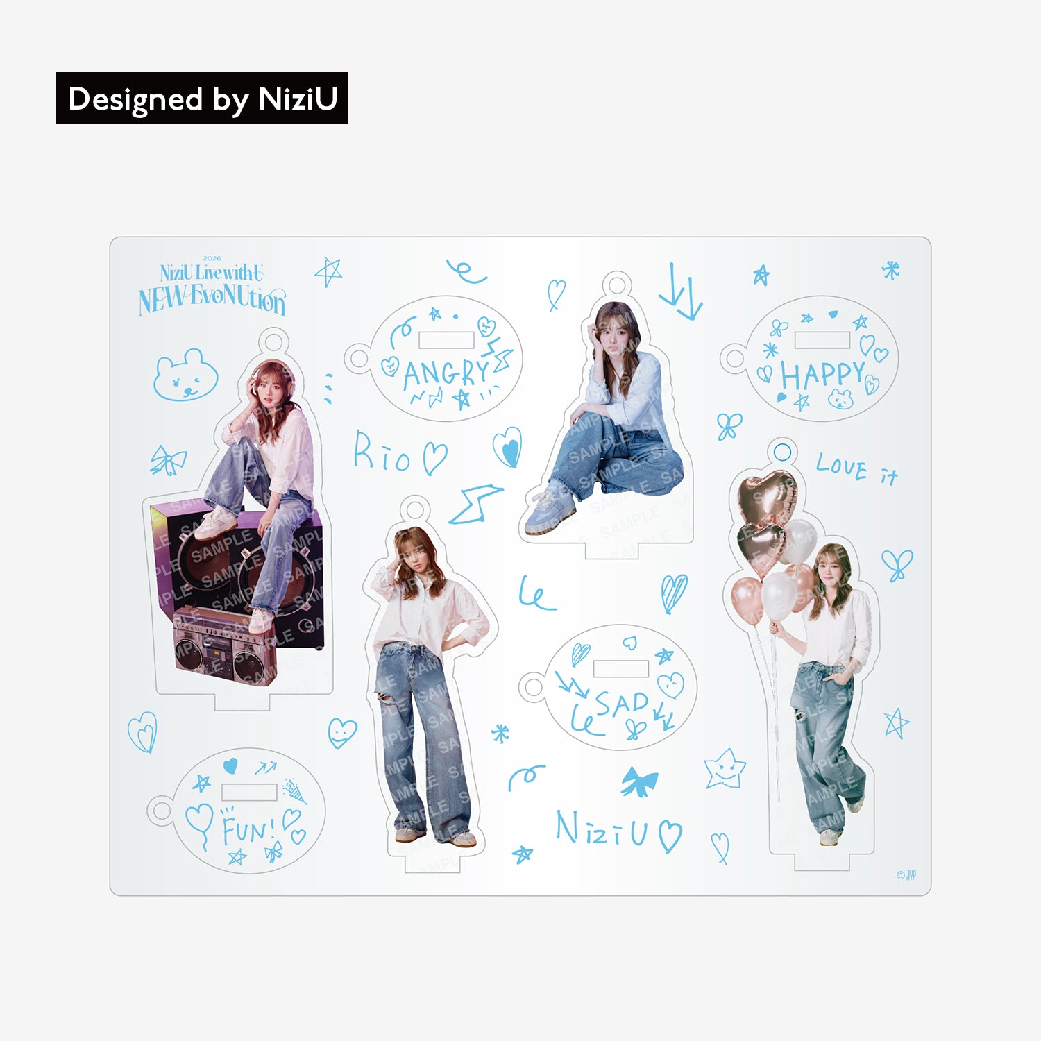 ACRYLIC STAND KEY HOLDER - RIO / NiziU『Live with U 2026 “NEW