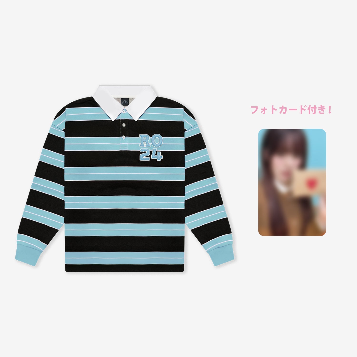 gapファクトリーオリジナル服NiziU HORIZONTALLY-STRIPED SHIRT - AYAKA【M】/ NiziU『Live with U