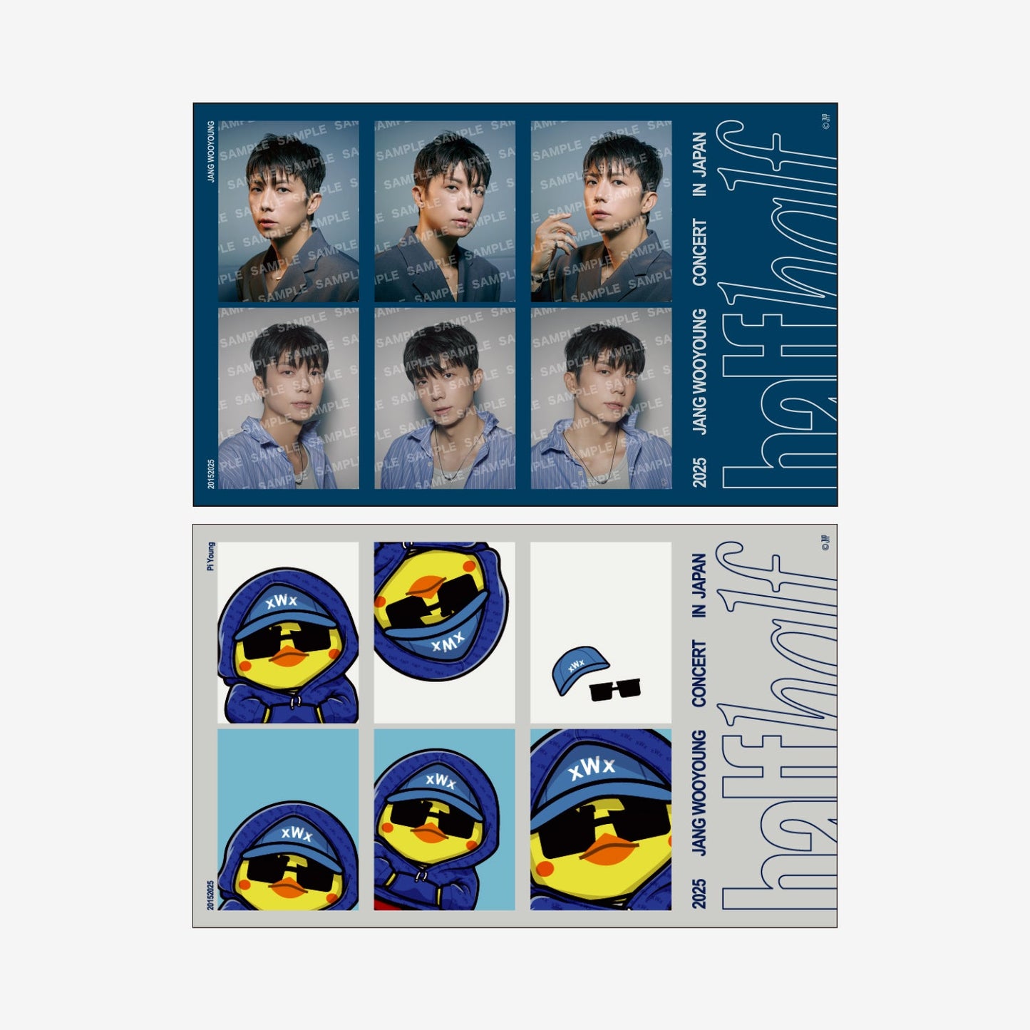 STICKER SET / WOOYOUNG (From 2PM)『2025 Jang Wooyoung Concert <half half>』