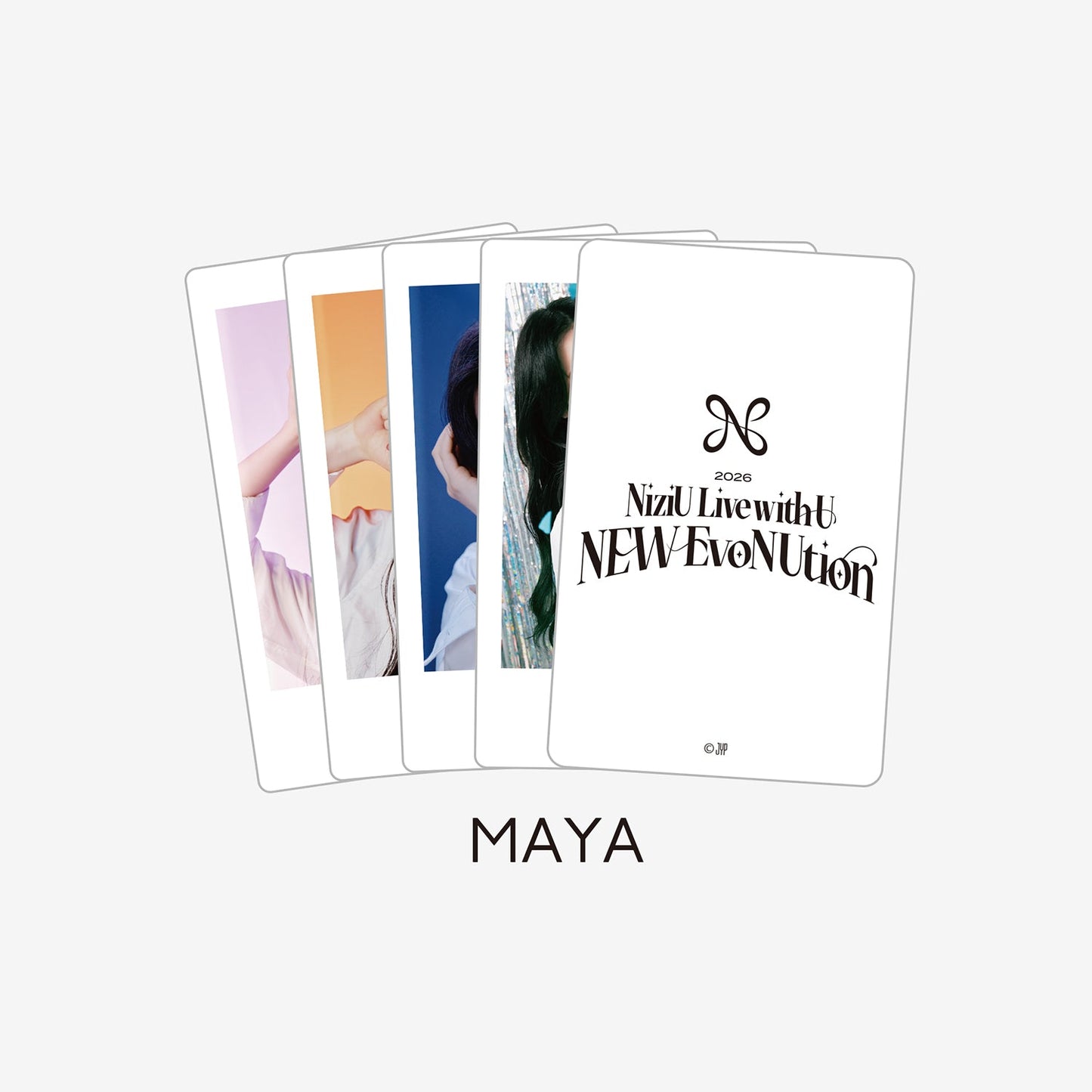 PHOTO CARD SET(4PIECES) - MAYA / NiziU『Live with U 2026 “NEW EvoNUtion”』