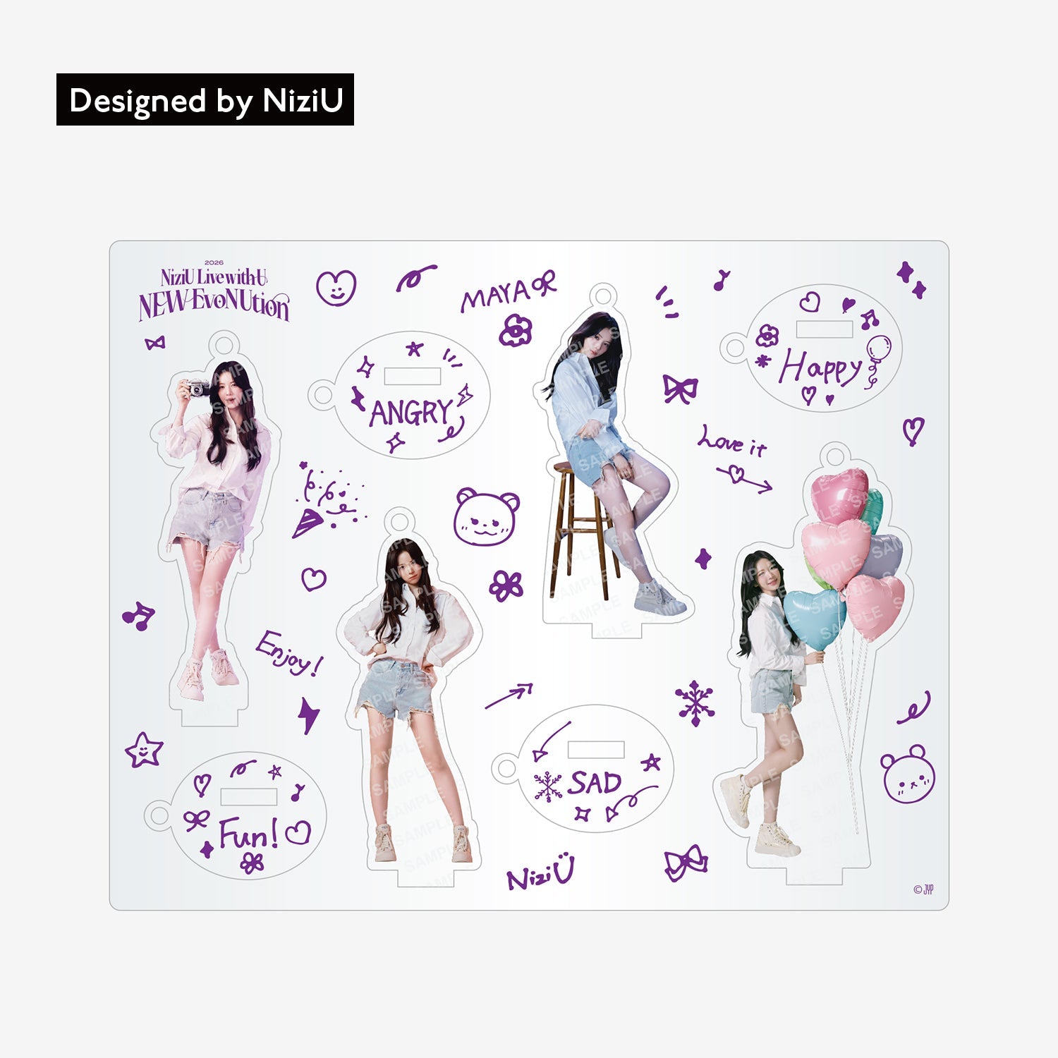 ACRYLIC STAND KEY HOLDER - MAYA / NiziU『Live with U 2026 “NEW