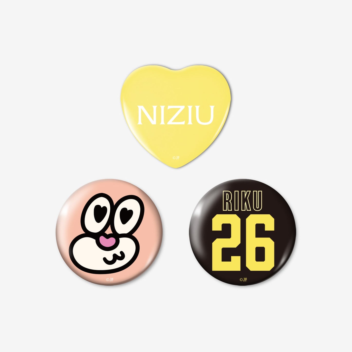 BADGE SET(3PIECES)- RIKU / NiziU『Live with U 2026 “NEW EvoNUtion”』