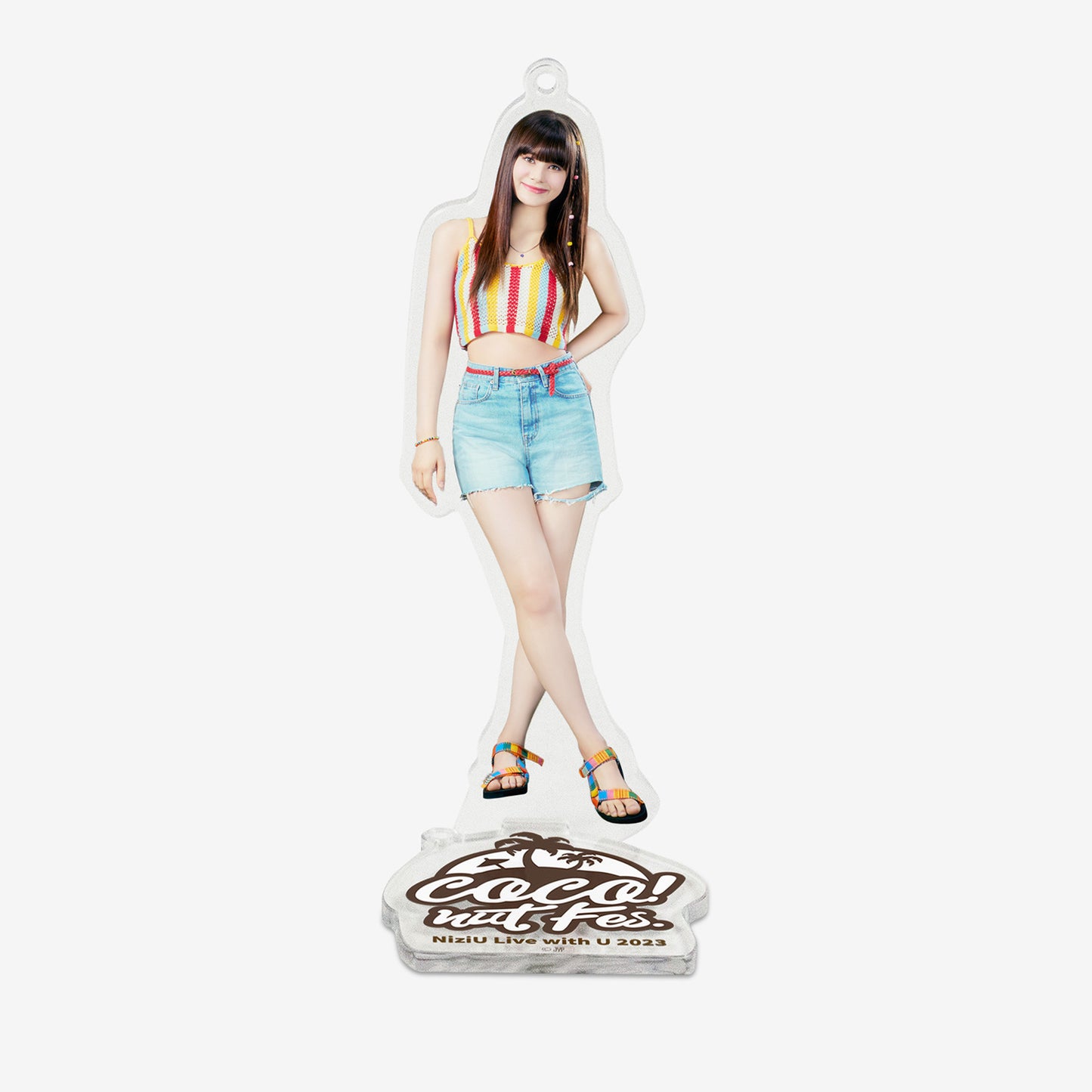 ACRYLIC KEY HOLDER - NINA / NiziU『COCO! nut Fes.』