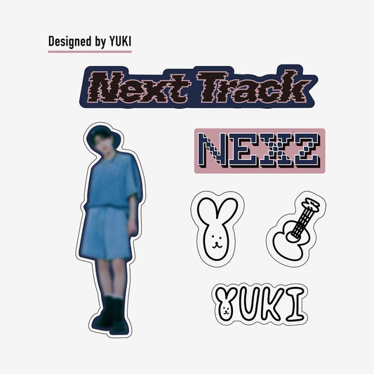 STICKER SET (6 PIECES) - YUKI /『NEXZ SEASON’S GREETINGS 2025 “Next Track”』