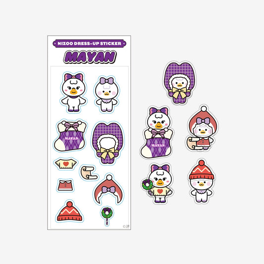 NIZOO DRESS UP STICKER - MAYAN /『NiziU Live with U 2024-2025 “AWAKE” OFFICIAL GOODS』
