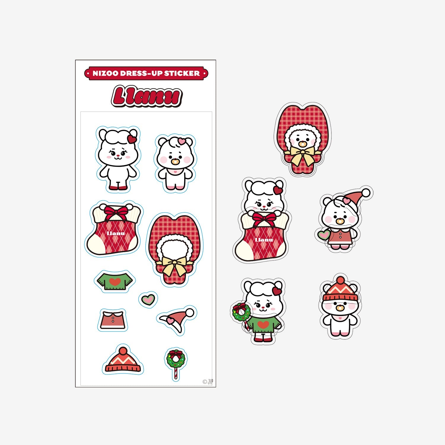 NIZOO DRESS UP STICKER - Llanu /『NiziU Live with U 2024