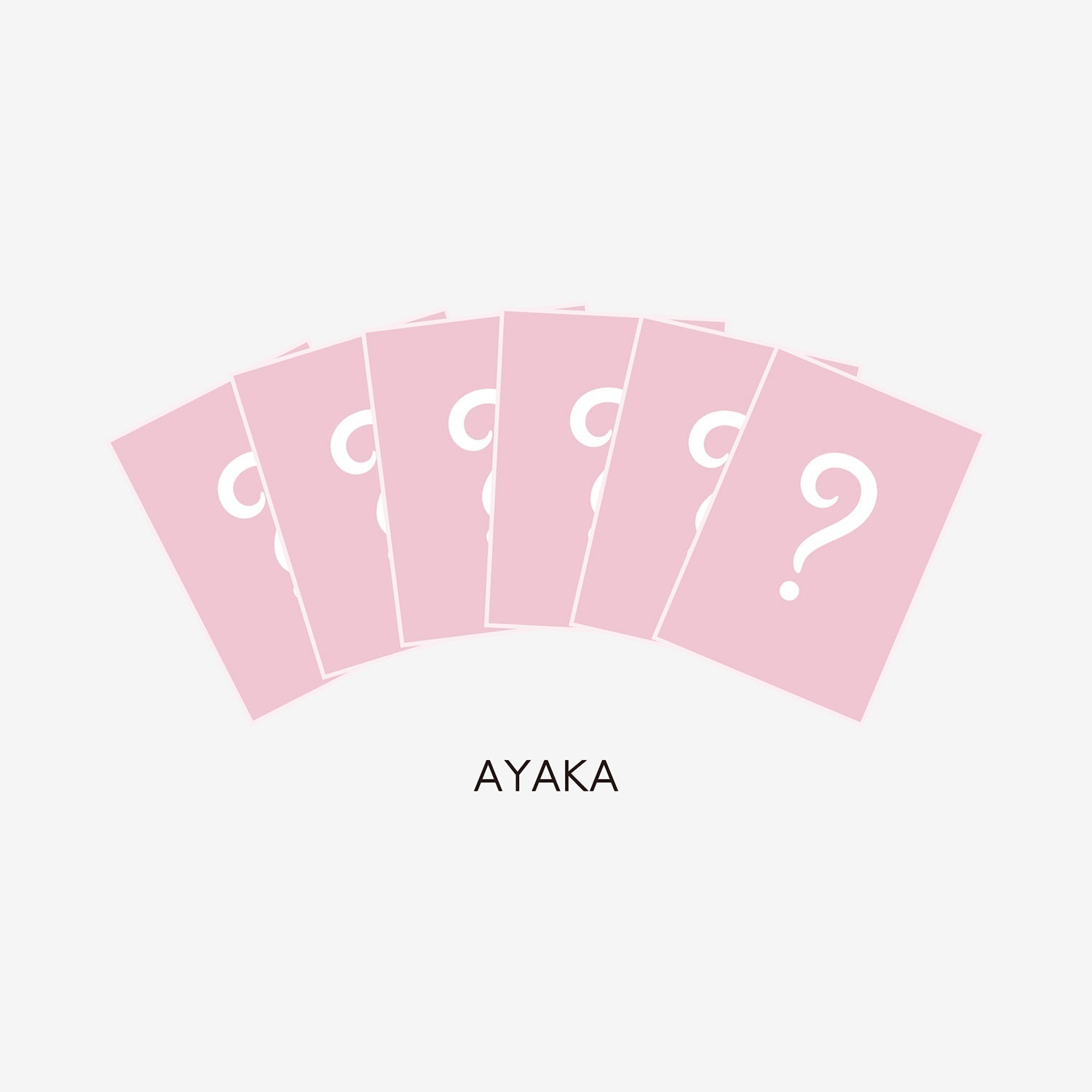 LIVE PHOTO TRADING CARD（6PIECES）- AYAKA / NiziU『Live with U