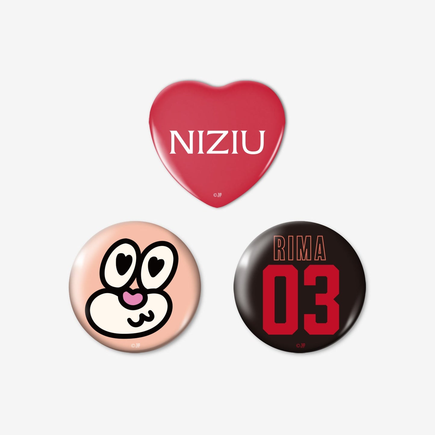 BADGE SET(3PIECES)- RIMA / NiziU『Live with U 2026 “NEW EvoNUtion”』
