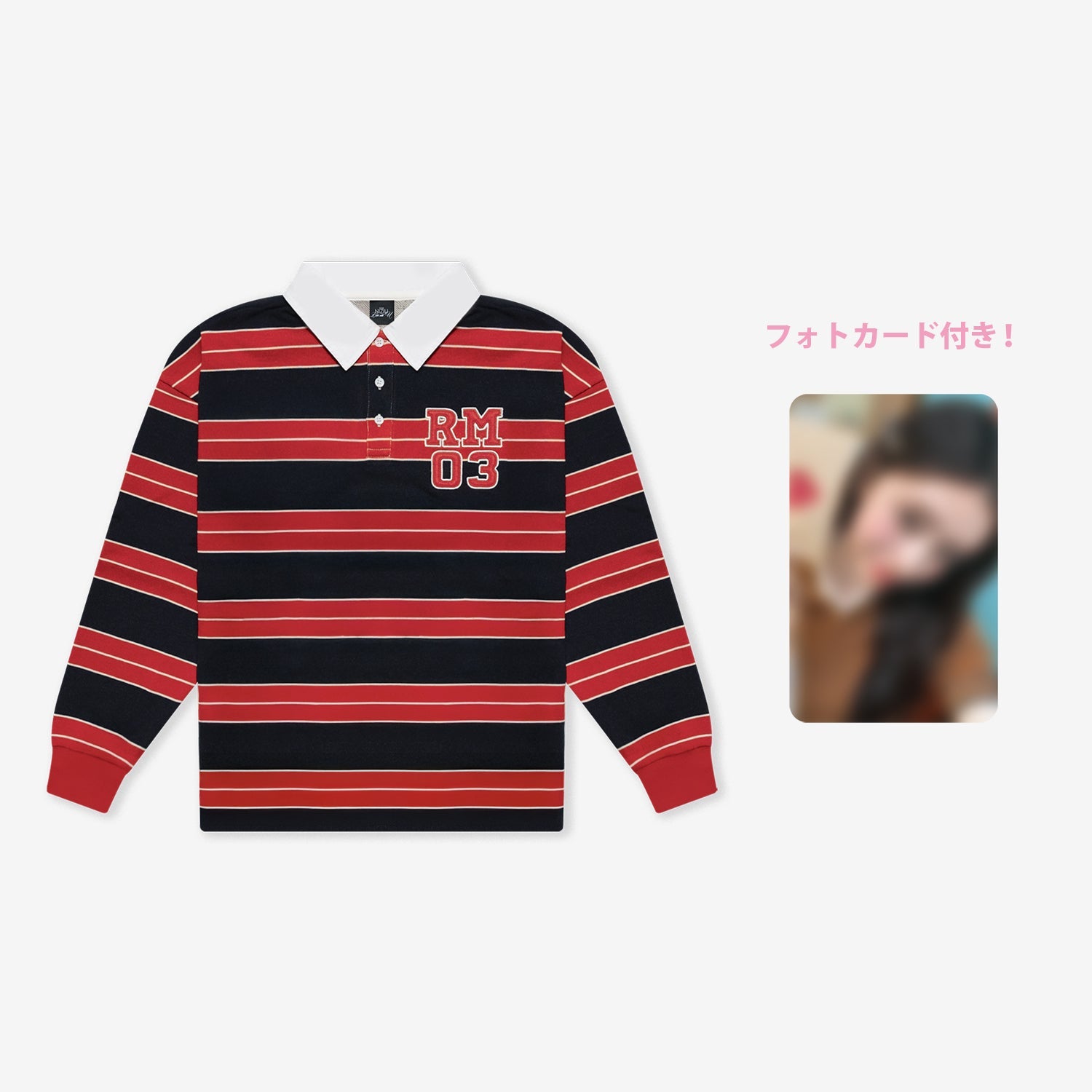RAB ESPICE TRICOLORE 過保護席 特典Tシャツ HORIZONTALLY-STRIPED SHIRT - RIMA【L】/ NiziU『Live with U