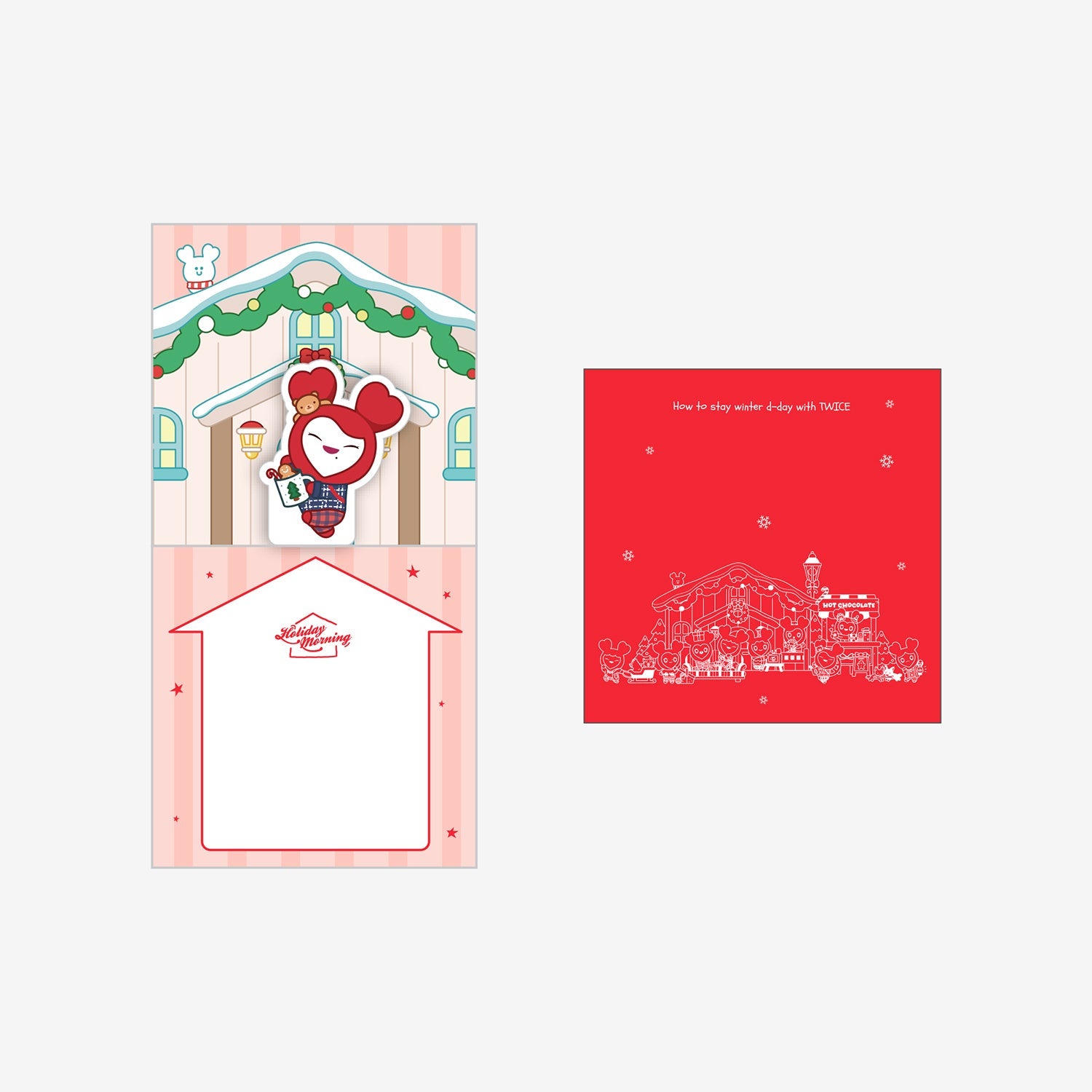 TWICE LOVELYS POP-UP MESSAGE CARD - CHAENGVELY / TWICE『JYP JAPAN