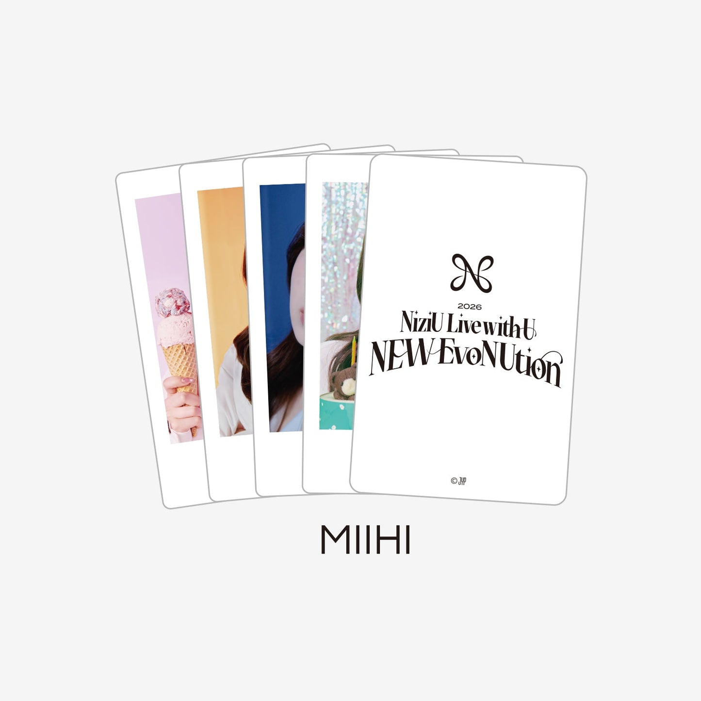 PHOTO CARD SET(4PIECES) - MIIHI / NiziU『Live with U 2026 “NEW EvoNUtion”』