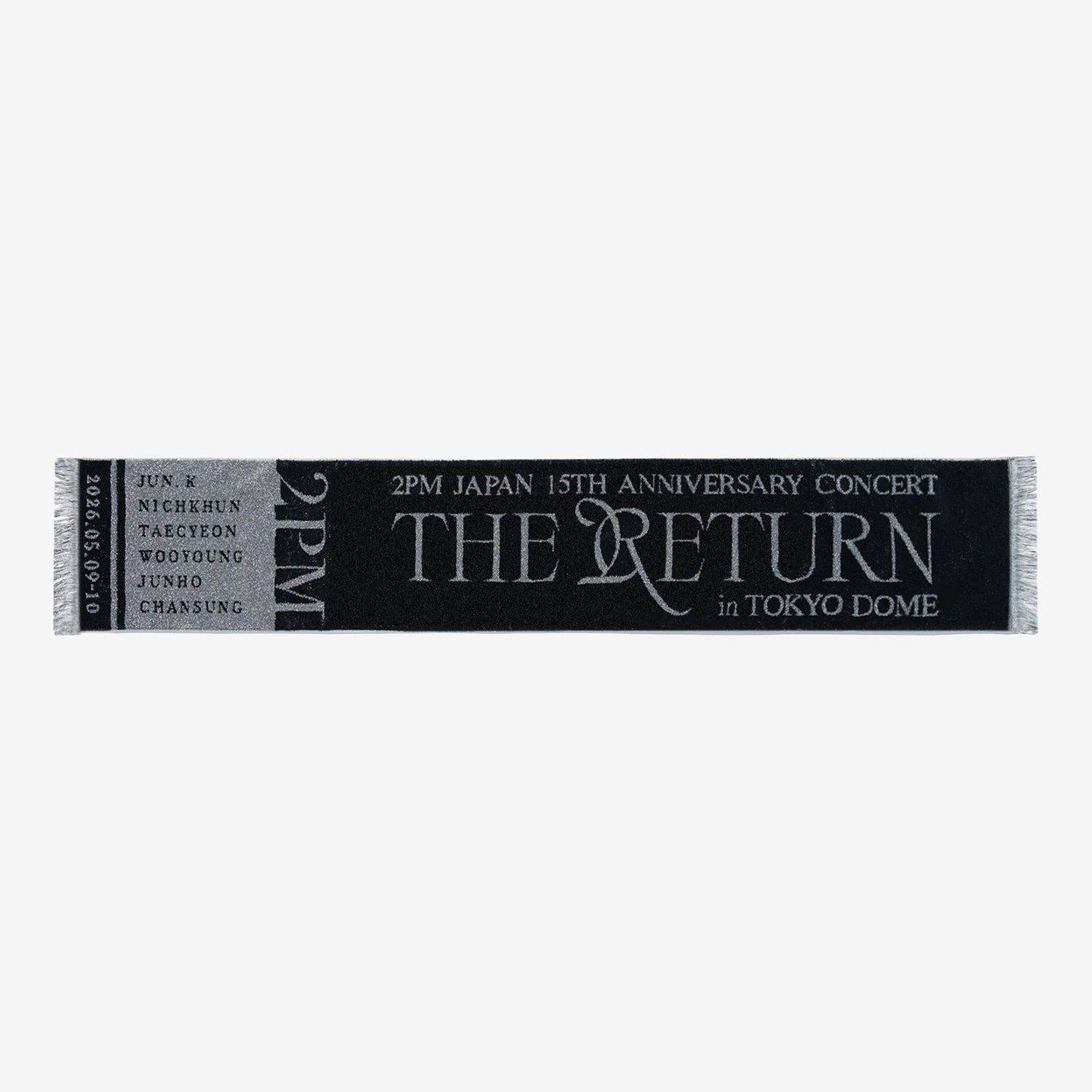 MUFFLER TOWEL【B】/ 2PM『THE RETURN』 – JYP JAPAN ONLINE STORE