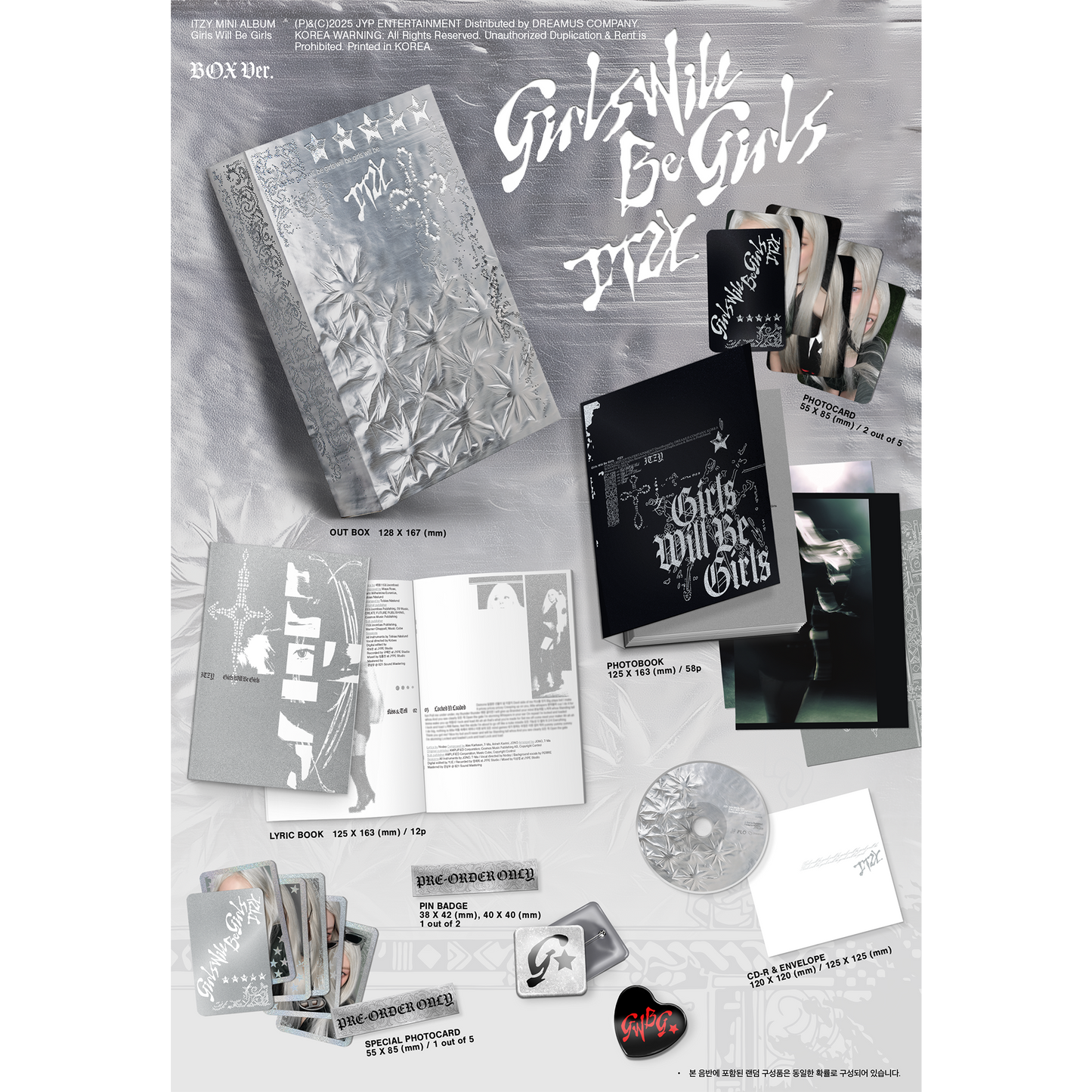 ITZY 10th Mini Album 「Girls Will Be Girls」BOX Ver.【수입반】