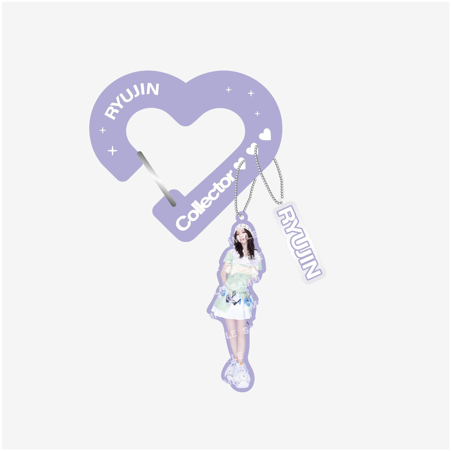 CARABINER ACRYLIC KEY HOLDER - RYUJIN / ITZY『Collector』