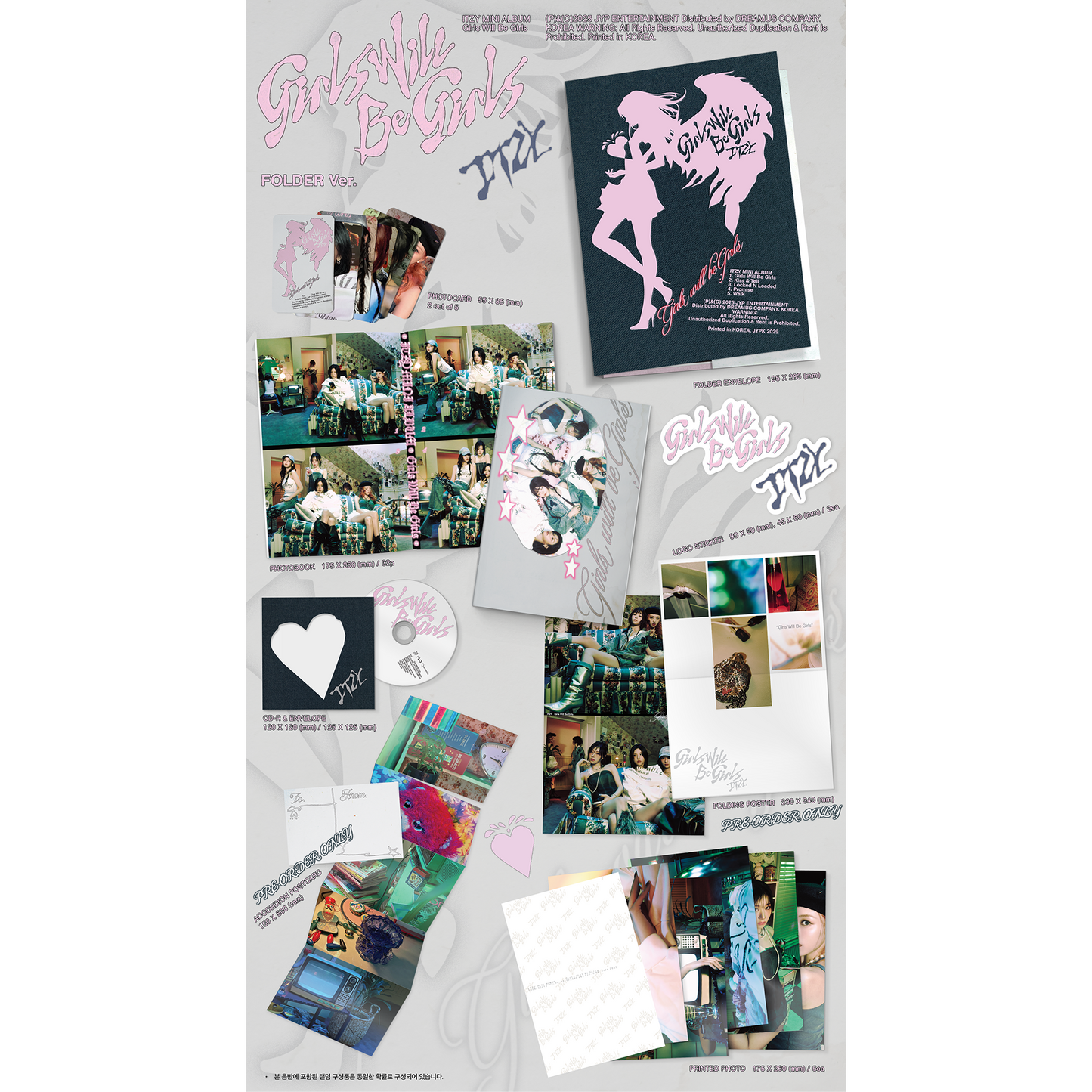 ITZY 10th Mini Album『Girls Will Be Girls』FOLDER Ver.【수입반】