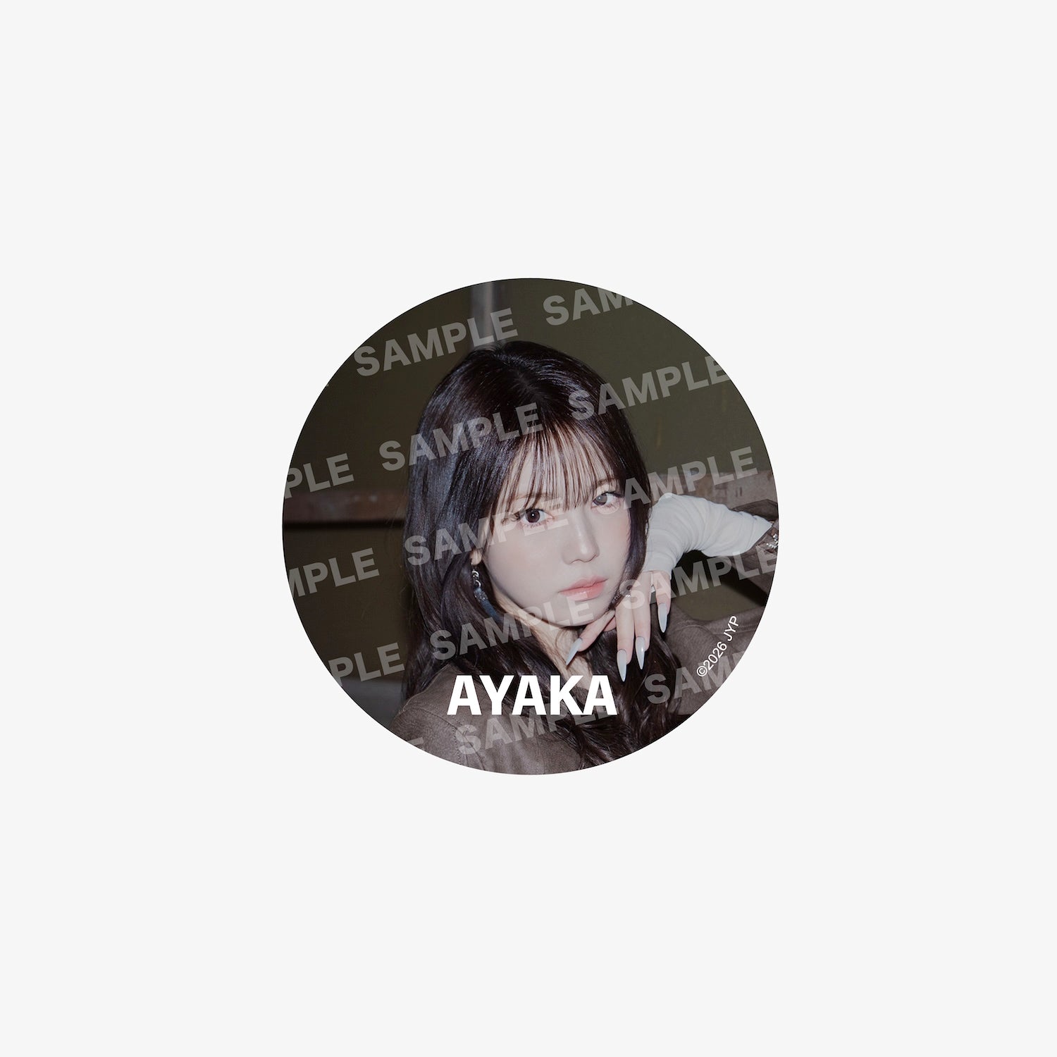 PHOTO BADGE / A - AYAKA / NiziU『GOOD GIRL BUT NOT FOR YOU』 – JYP