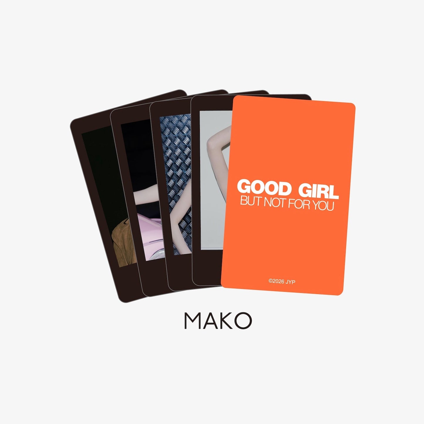 PHOTO CARD SET(4PIECES)- MAKO / NiziU『GOOD GIRL BUT NOT FOR YOU』