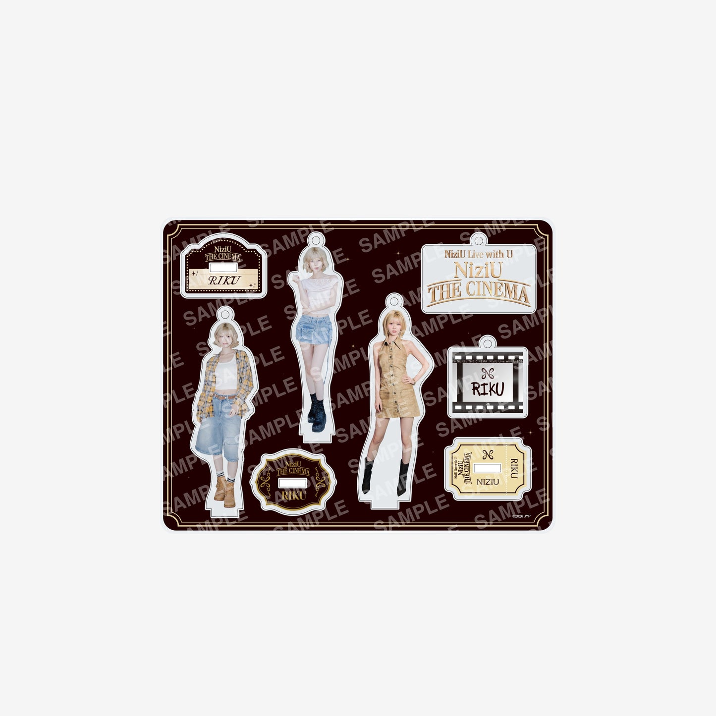 ACRYLIC STAND KEY HOLDER - RIKU / NiziU『Live with U 2026 “NiziU : THE CINEMA” 』