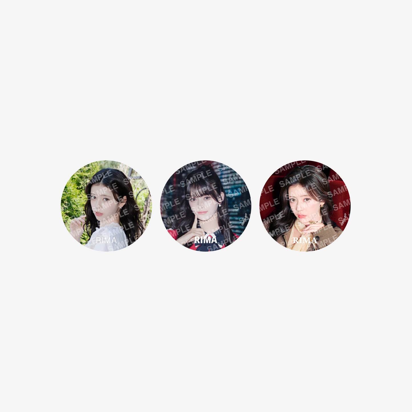 BADGE SET(3PIECES)- RIMA / NiziU『Live with U 2026 “NiziU : THE CINEMA” 』