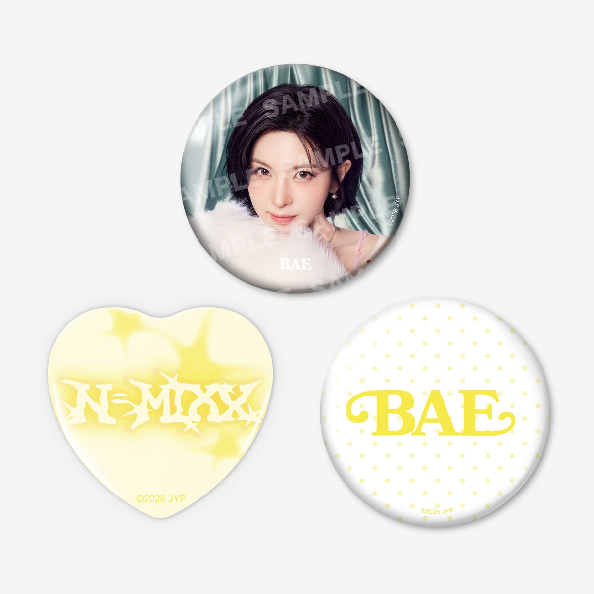 BADGE SET (3PIECES) - BAE / NMIXX『JAPAN DEBUT SHOWCASE “N=MIXX”』