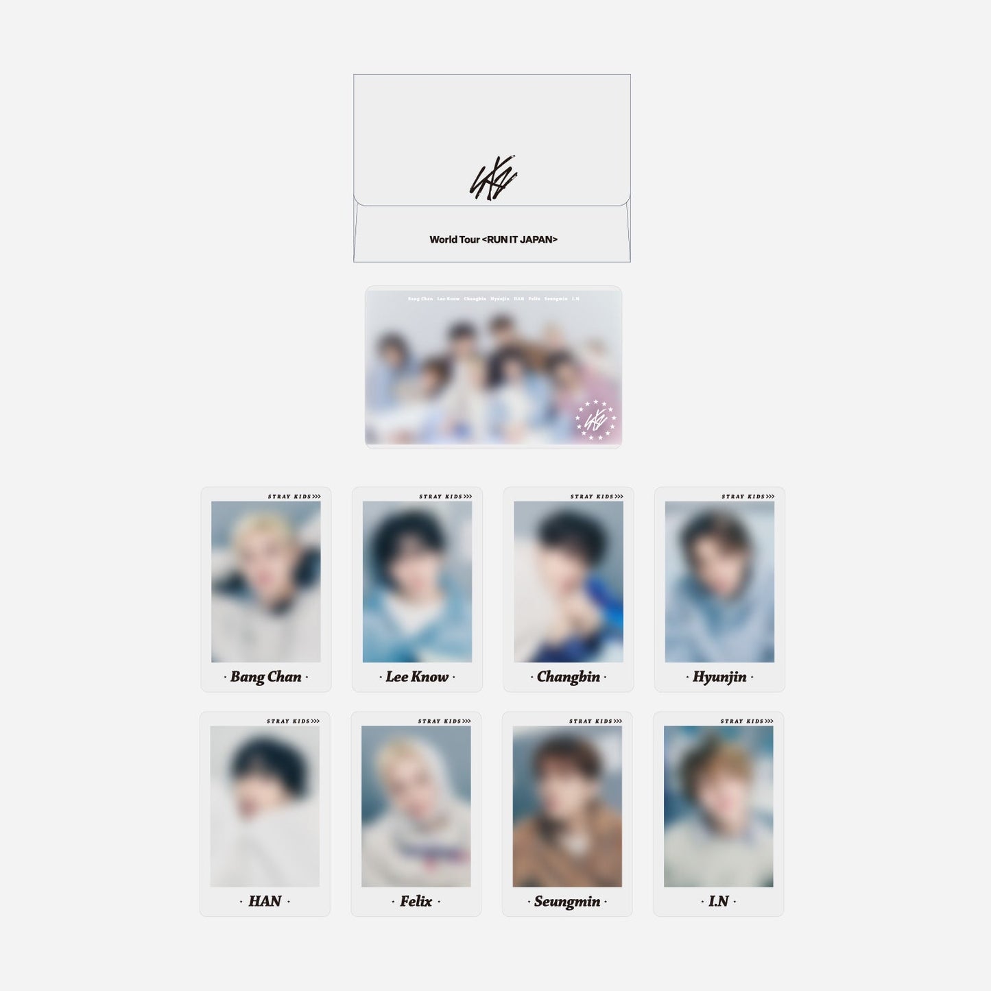 PHOTO CARD SET(9PIECES)【B】/ Stray Kids『World Tour <RUN IT JAPAN>』