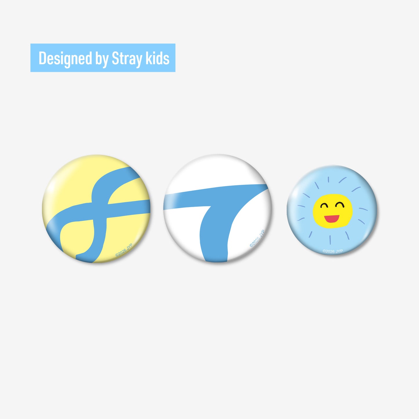 BADGE SET (3PIECES) - Felix / Stray Kids『World Tour <RUN IT JAPAN>』