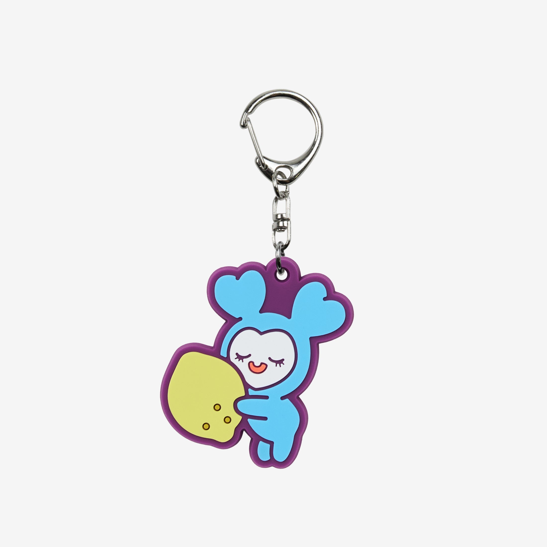 TWICE LOVELYS RUBBER KEY HOLDER - NAVELY / TWICE『JAPAN DEBUT 9th