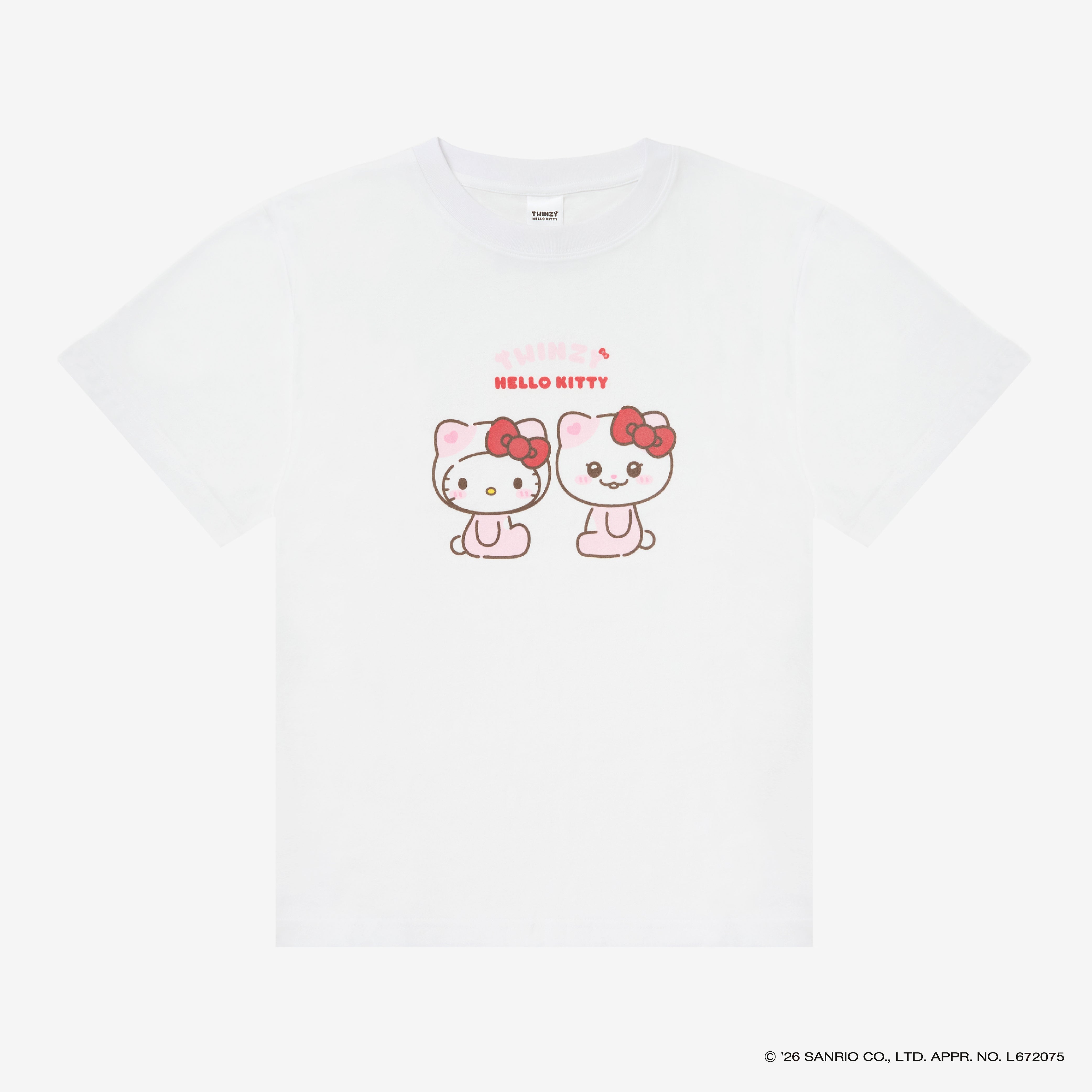 TWINZY × HELLO KITTY T-SHIRT - NAong / ITZY『TWINZY × HELLO KITTY