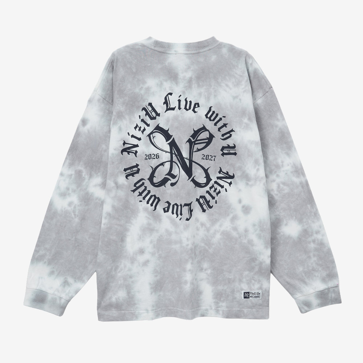 TIE-DYE LONG SLEEVE T-SHIRT【L】/ NiziU『Live with U 2026-2027 “Who? U! NiziU Fes.”』