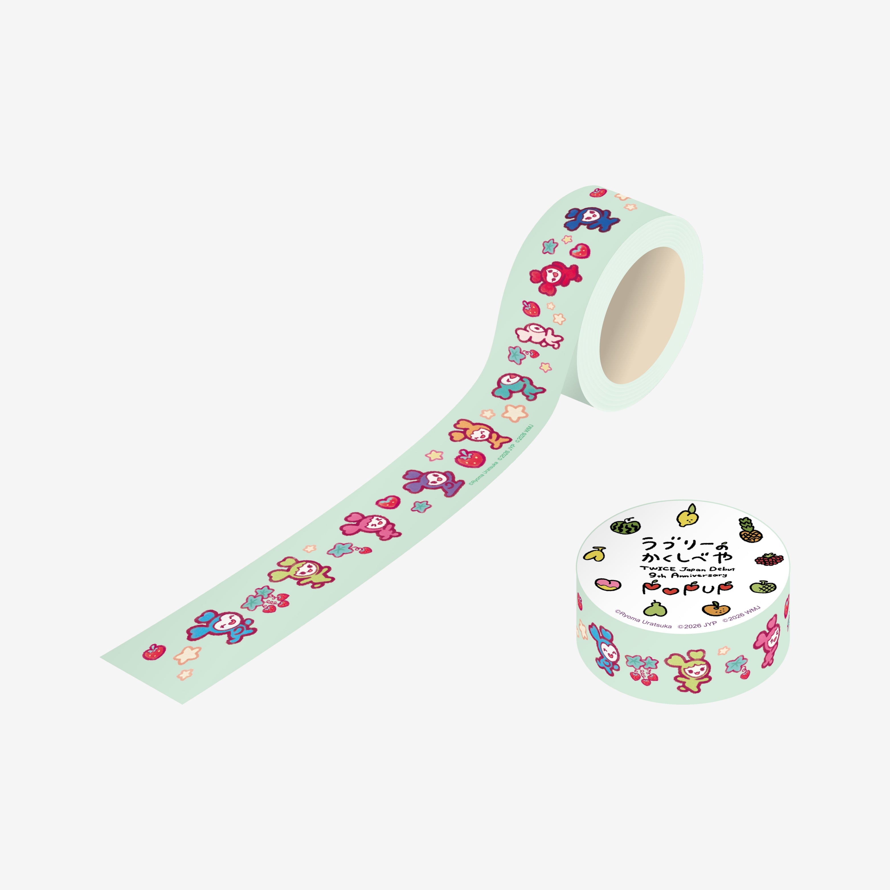 TWICE LOVELYS MASKING TAPE / TWICE『JAPAN DEBUT 9th Anniversary