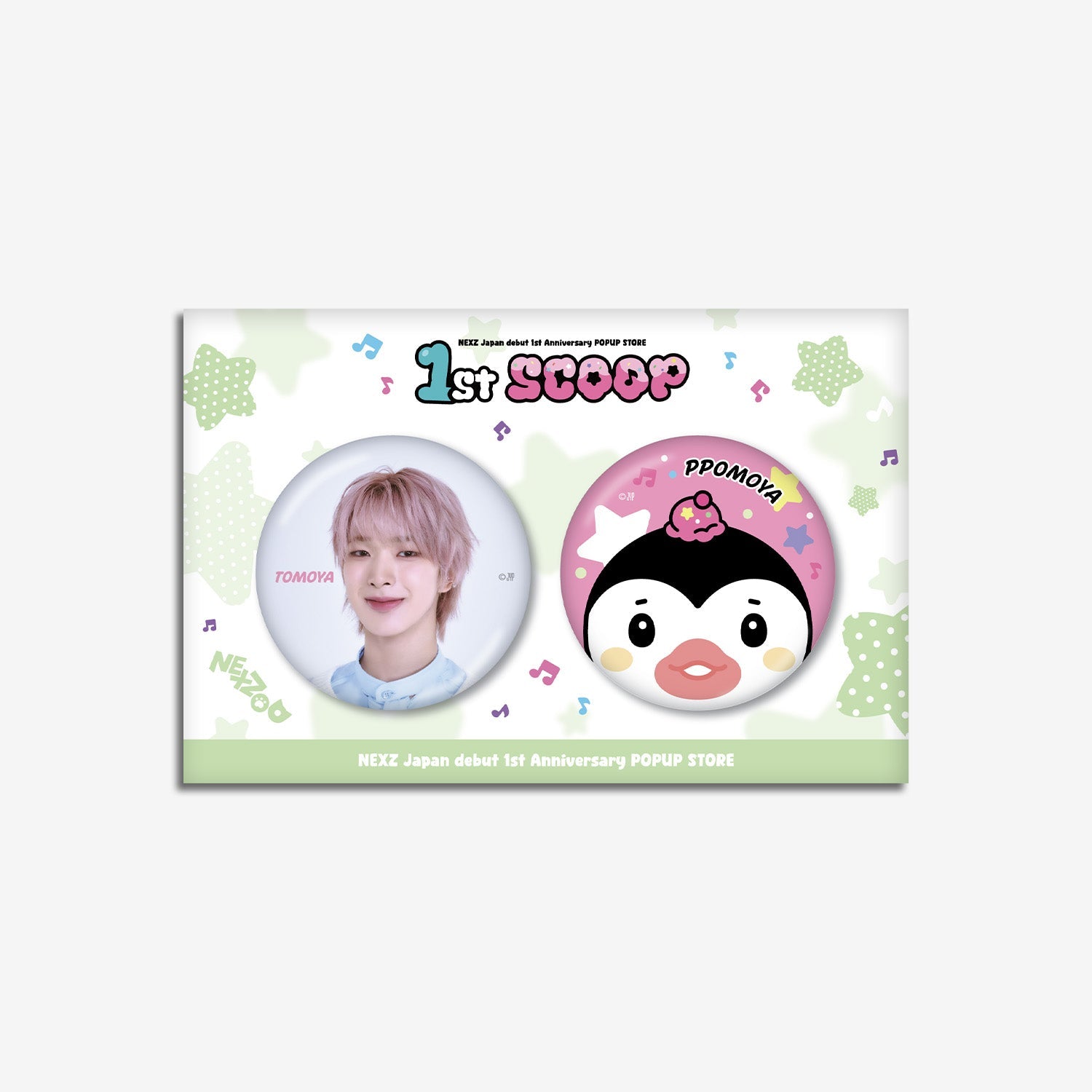 PHOTO BADGE SET - TOMOYA / NEXZ『Japan debut 1st Anniversary