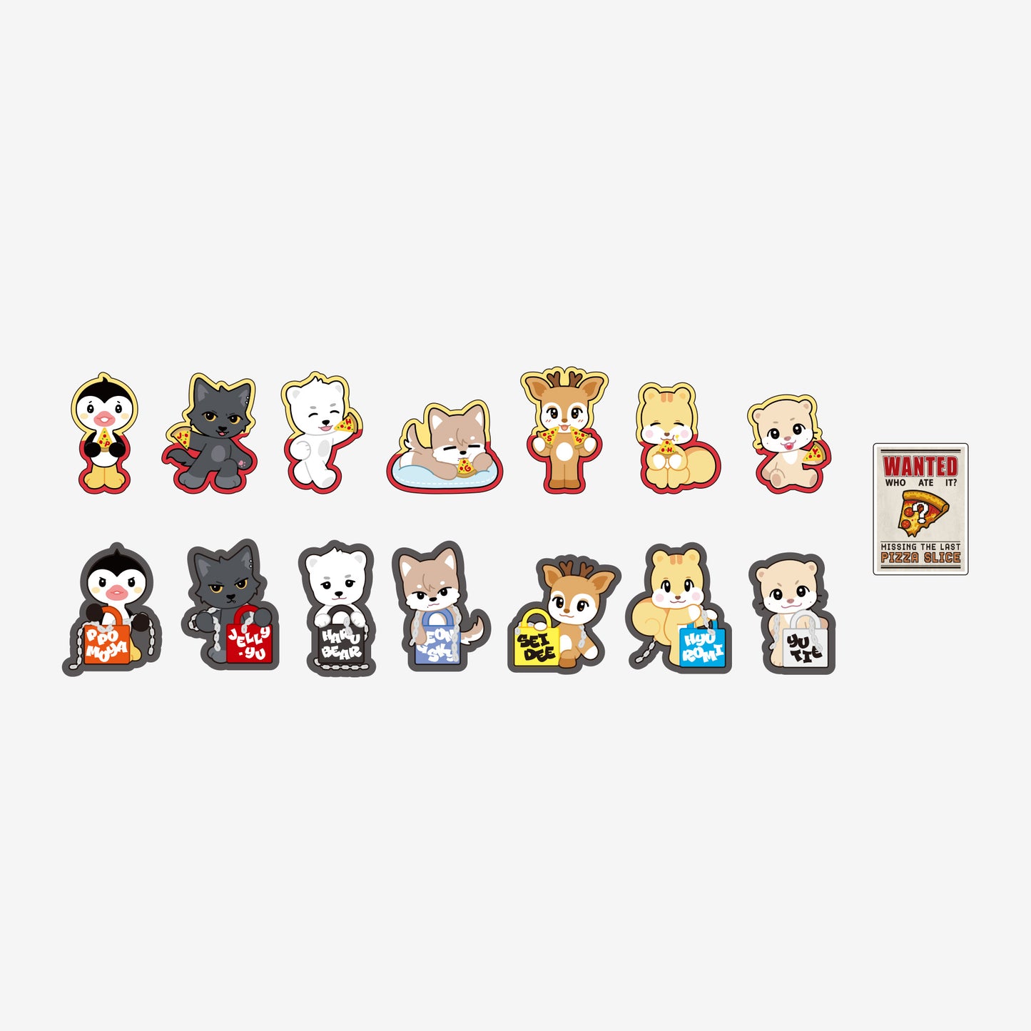 NEXZOO STICKER SET(15PIECES)/ NEXZ『One Bite』