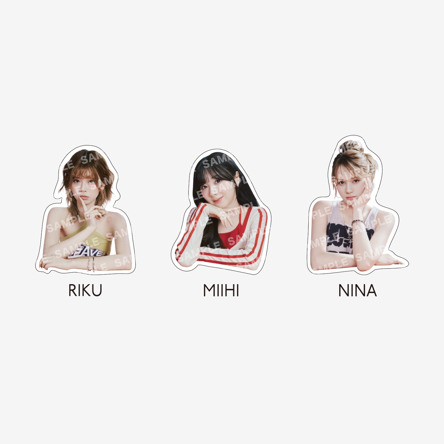 新政 U-type  日日 月日 お月見セット ACRYLIC CLIP SET【B】/『NiziU SEASON'S GREETINGS 2026