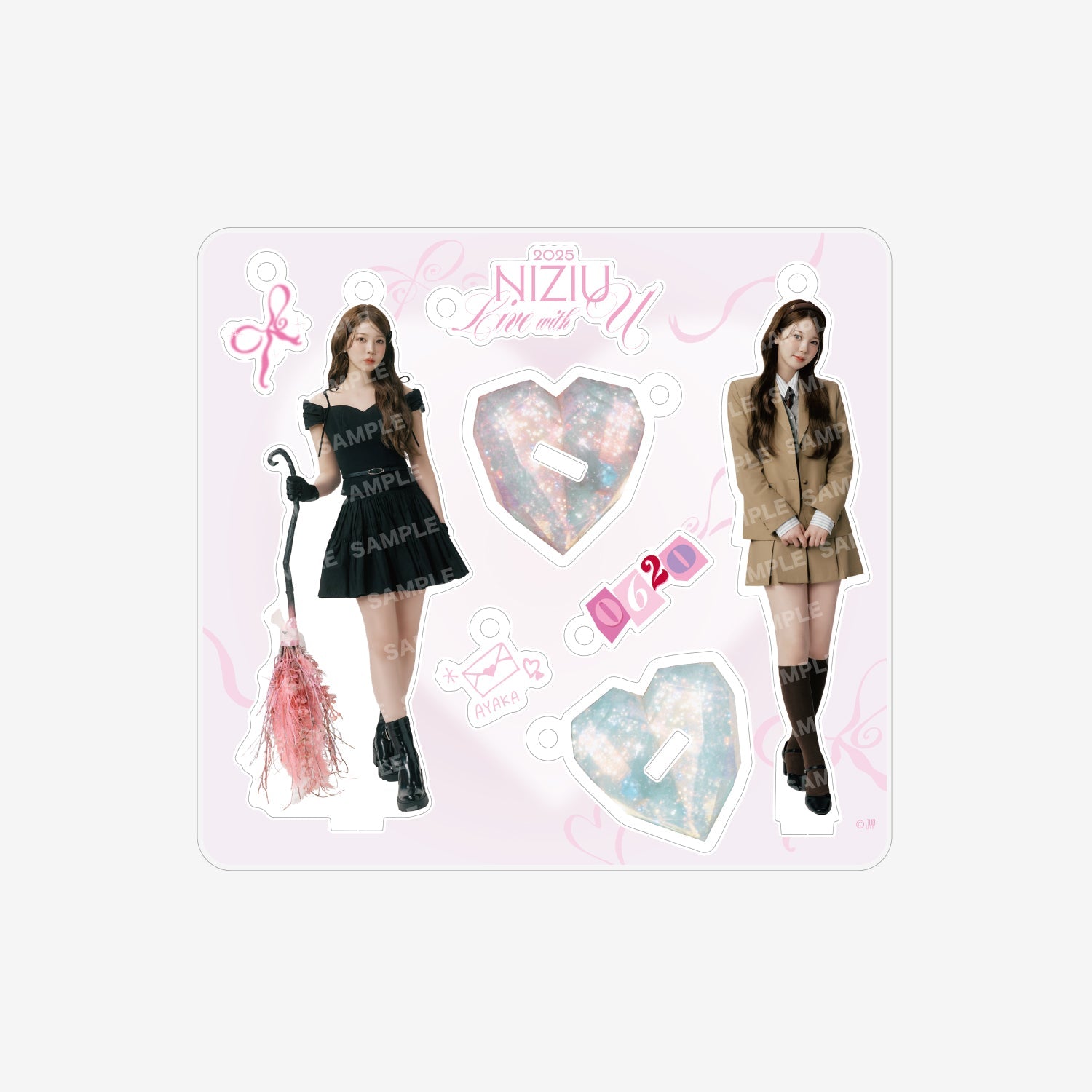 NiziU アヤカ お渡し会 アクリルキーホルダー アクキー ACRYLIC STAND KEY HOLDER - AYAKA / NiziU『Live with U 2025