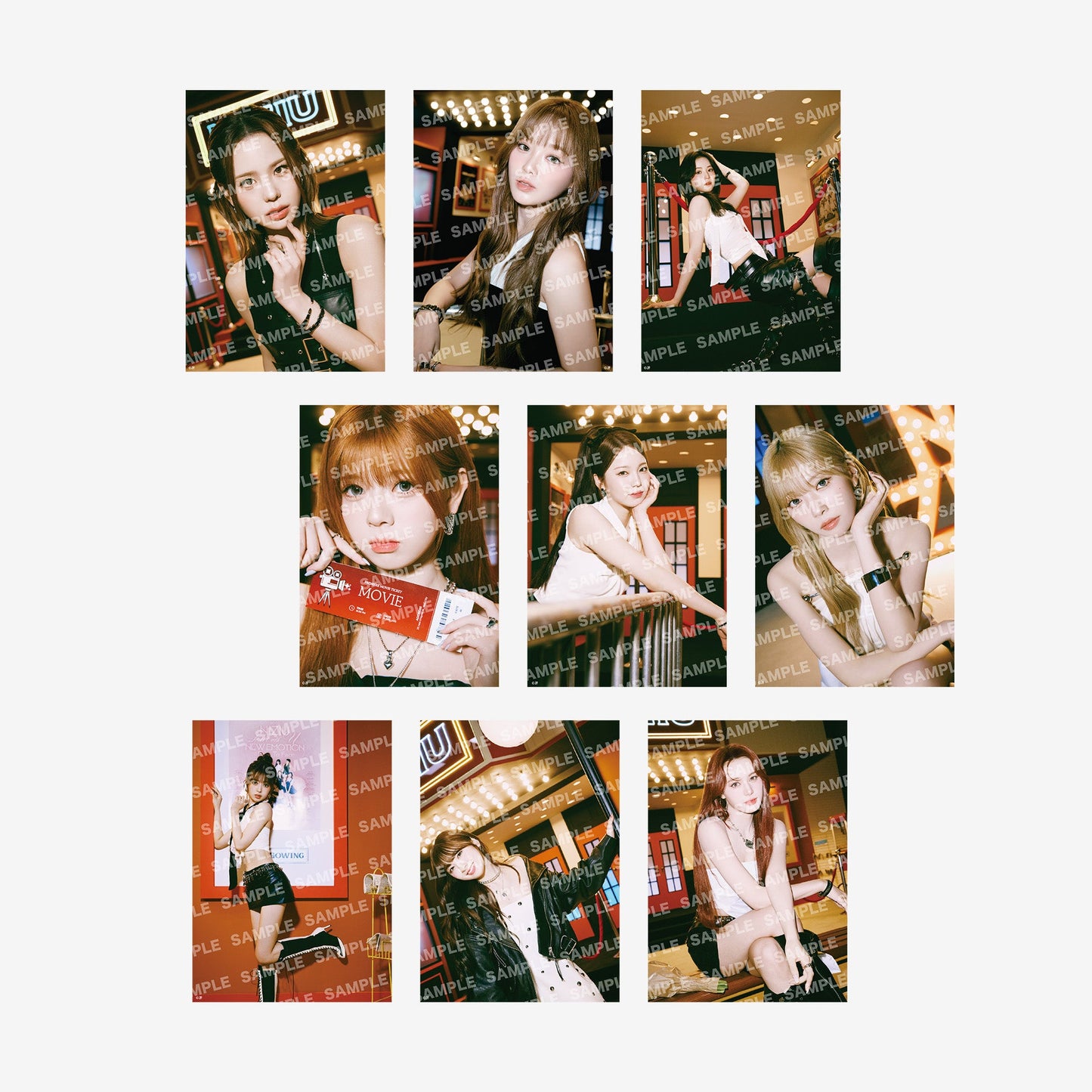 MINI POSTER SET(9PIECES)/ NiziU『Live with U 2026 “NEW EvoNUtion” POPUP in HMV』