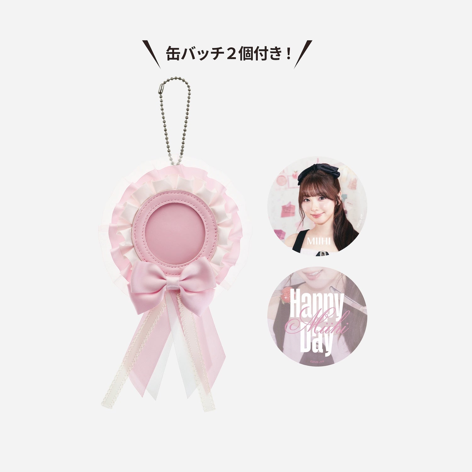 ROSETTE BUTTON BADGE CASE - MIIHI / NiziU『NiziU Live with U 2026