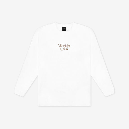 LONG SLEEVE T-SHIRT/ WHITE【M】 / LEE JUNHO『Midnight Sun』
