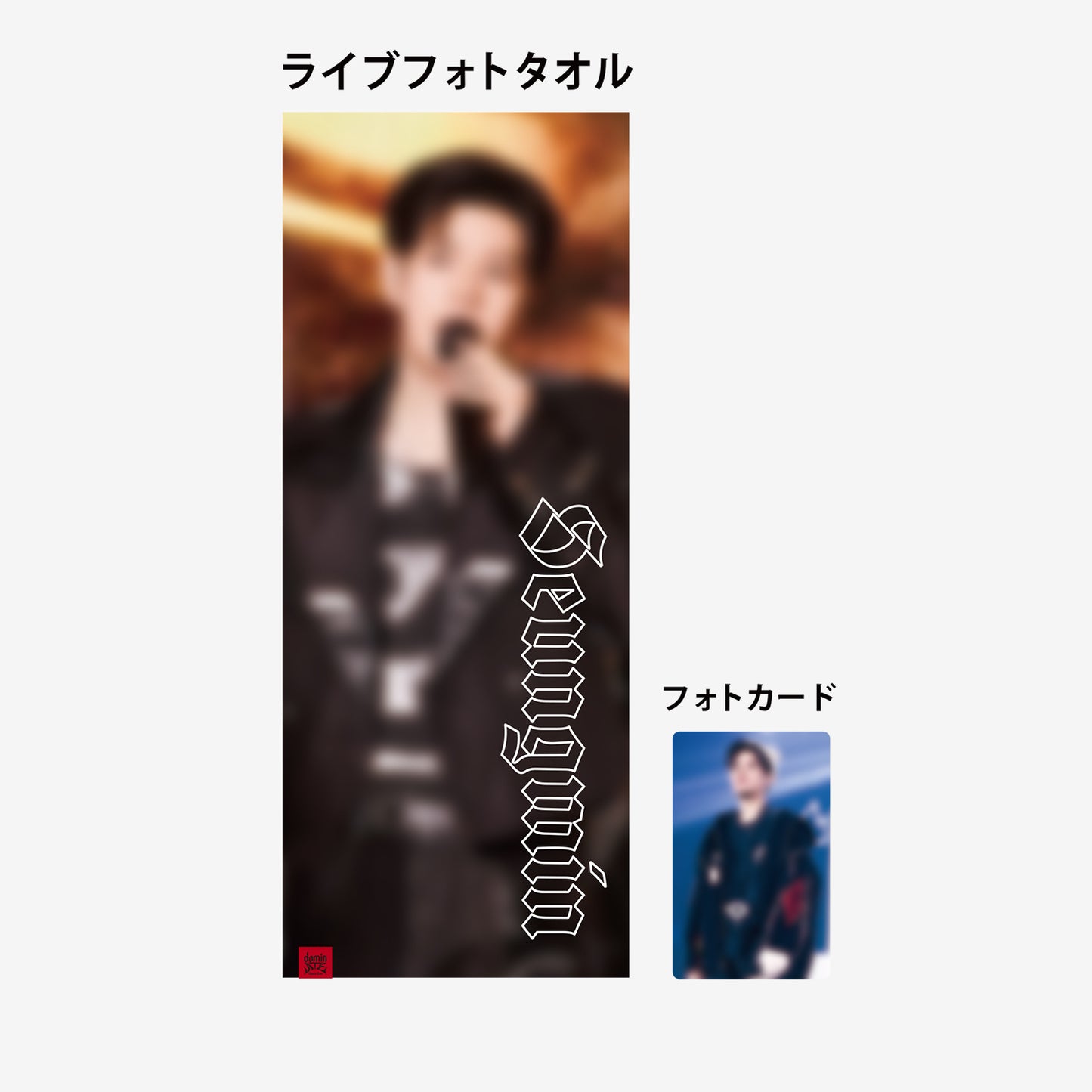 LIVE PHOTO TOWEL【Seungmin】/ Stray Kids『Stray Kids World Tour <dominATE JAPAN>』