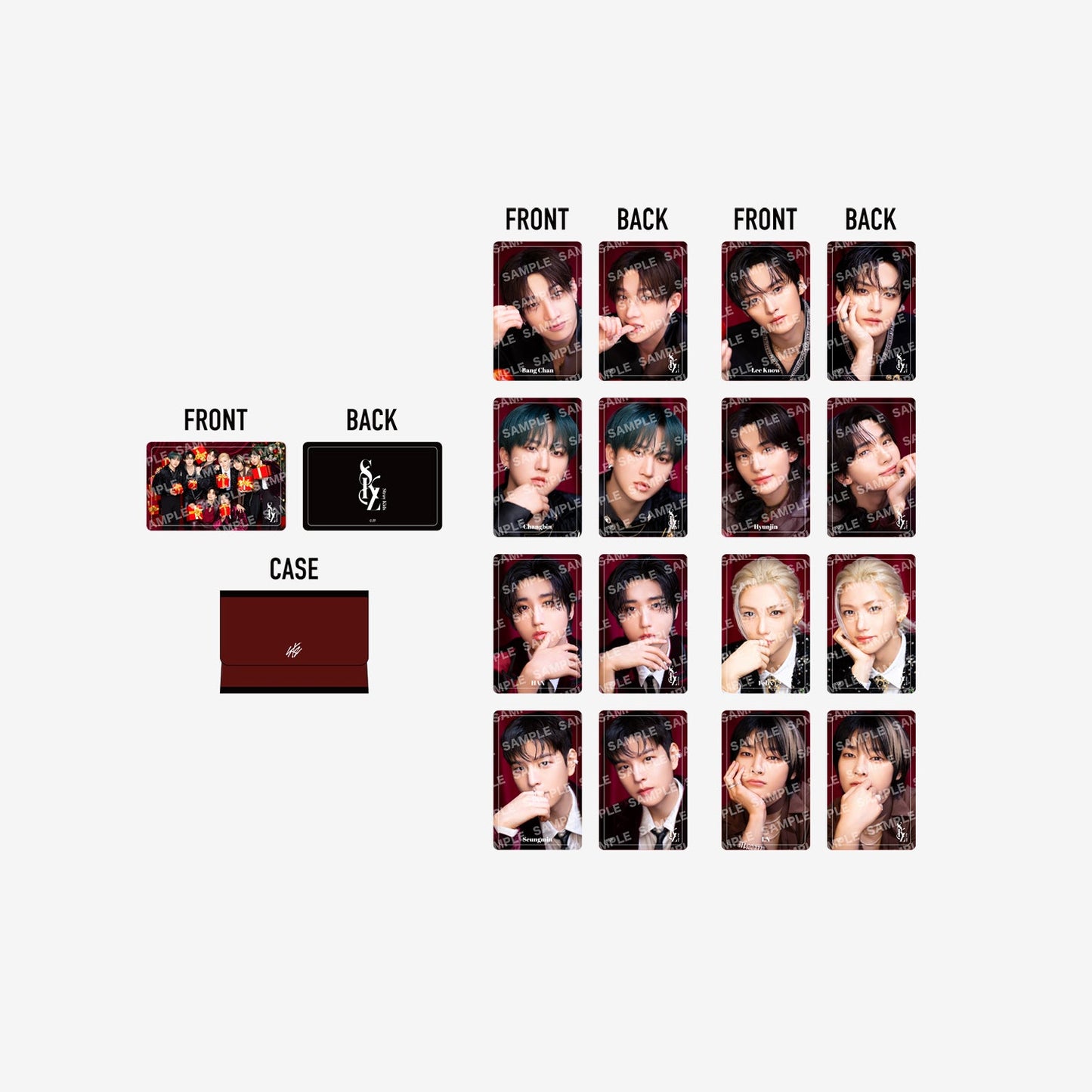 PHOTO CARD SET(9PIECES)/ Stray Kids『XMAS POPUP STORE 2024』